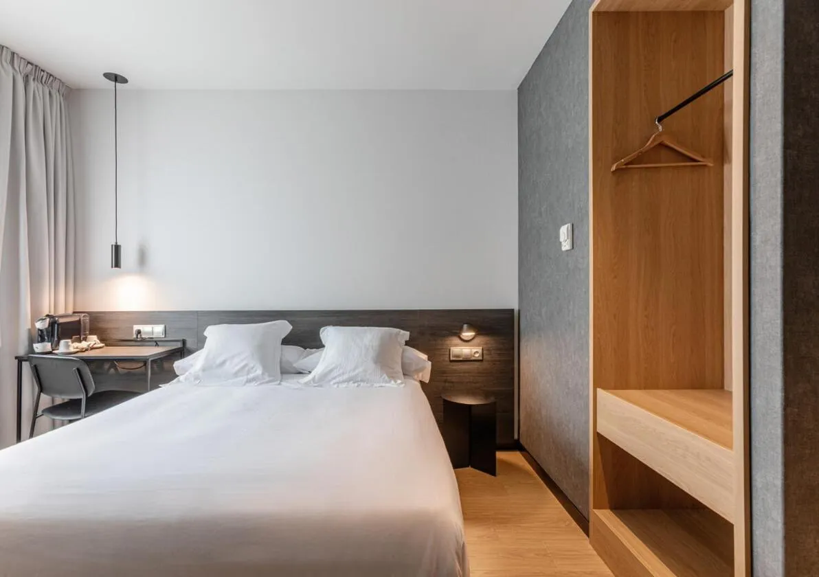 Bed in Hotel Forum Ceao