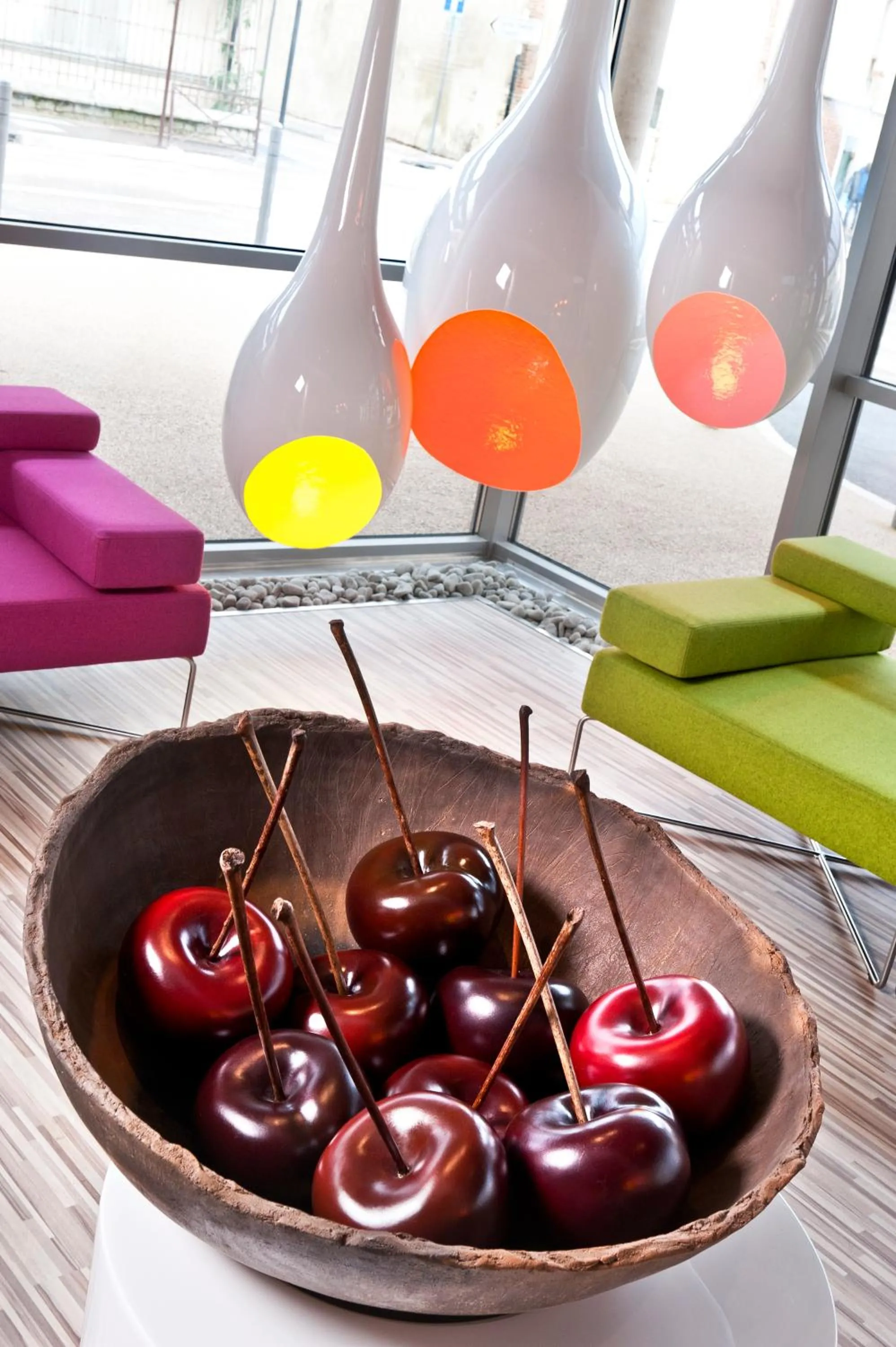 Decorative detail in ibis Styles Troyes Centre