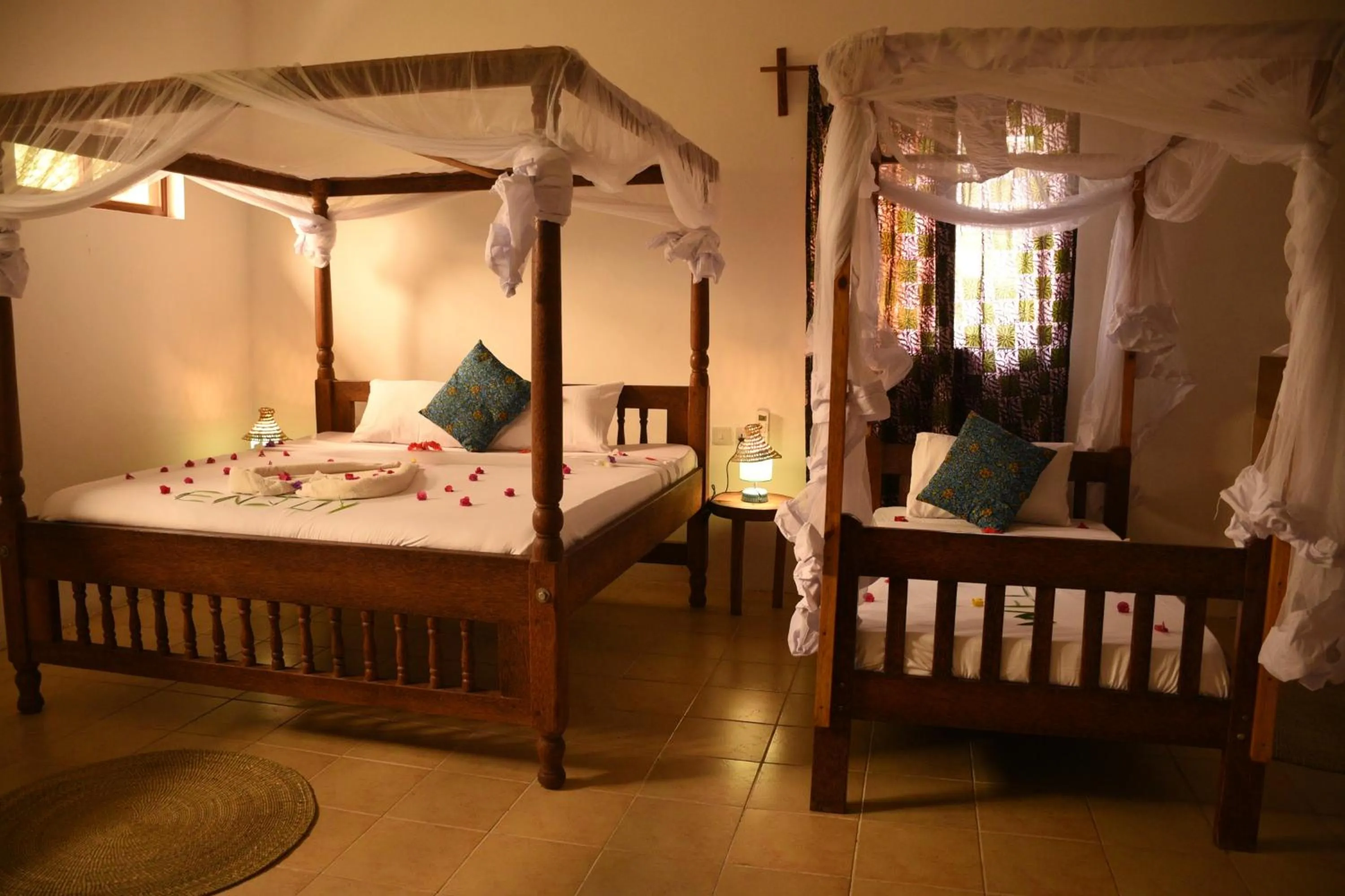 Photo of the whole room, Bed in Shamba Village