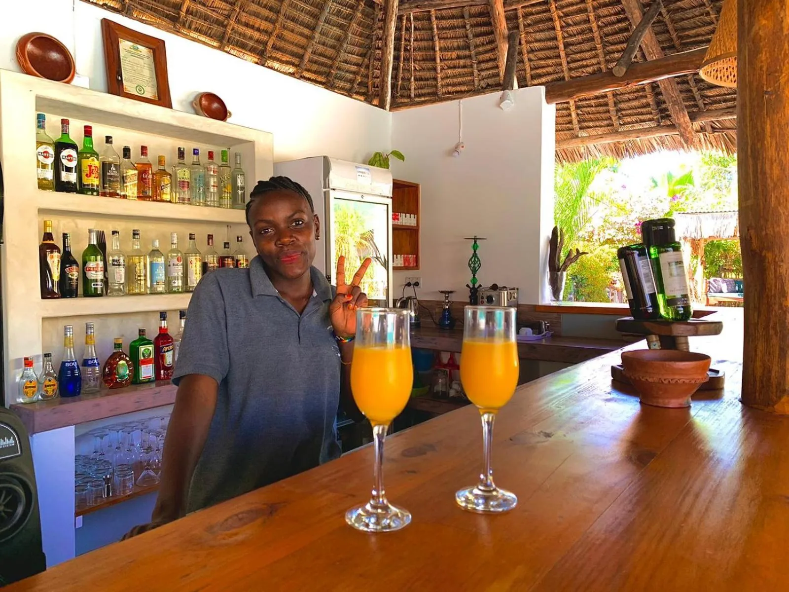 Lounge or bar in Shamba Village