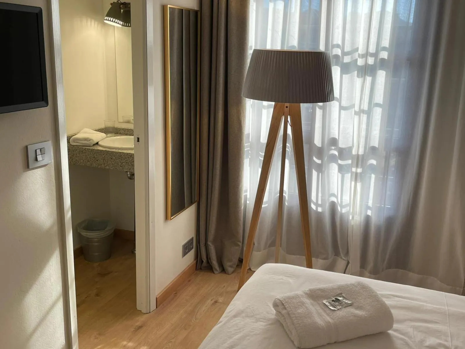 Bed in Hotel San Marcus