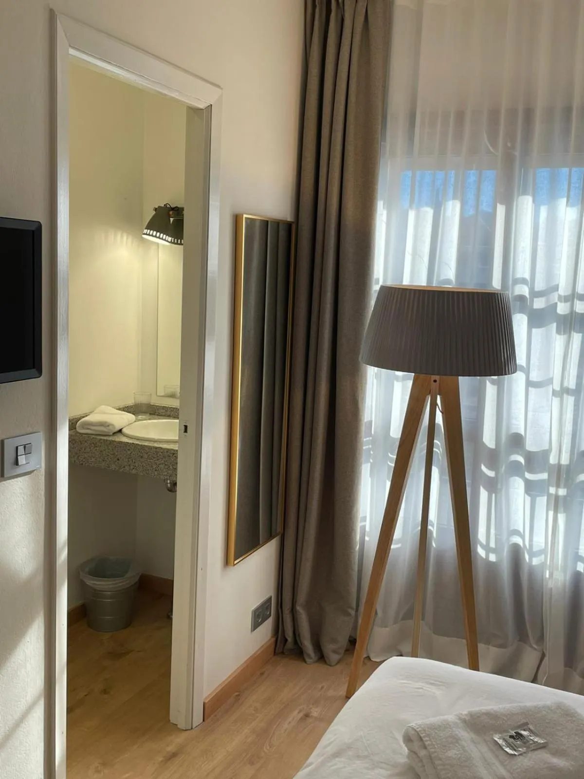 Bed in Hotel San Marcus