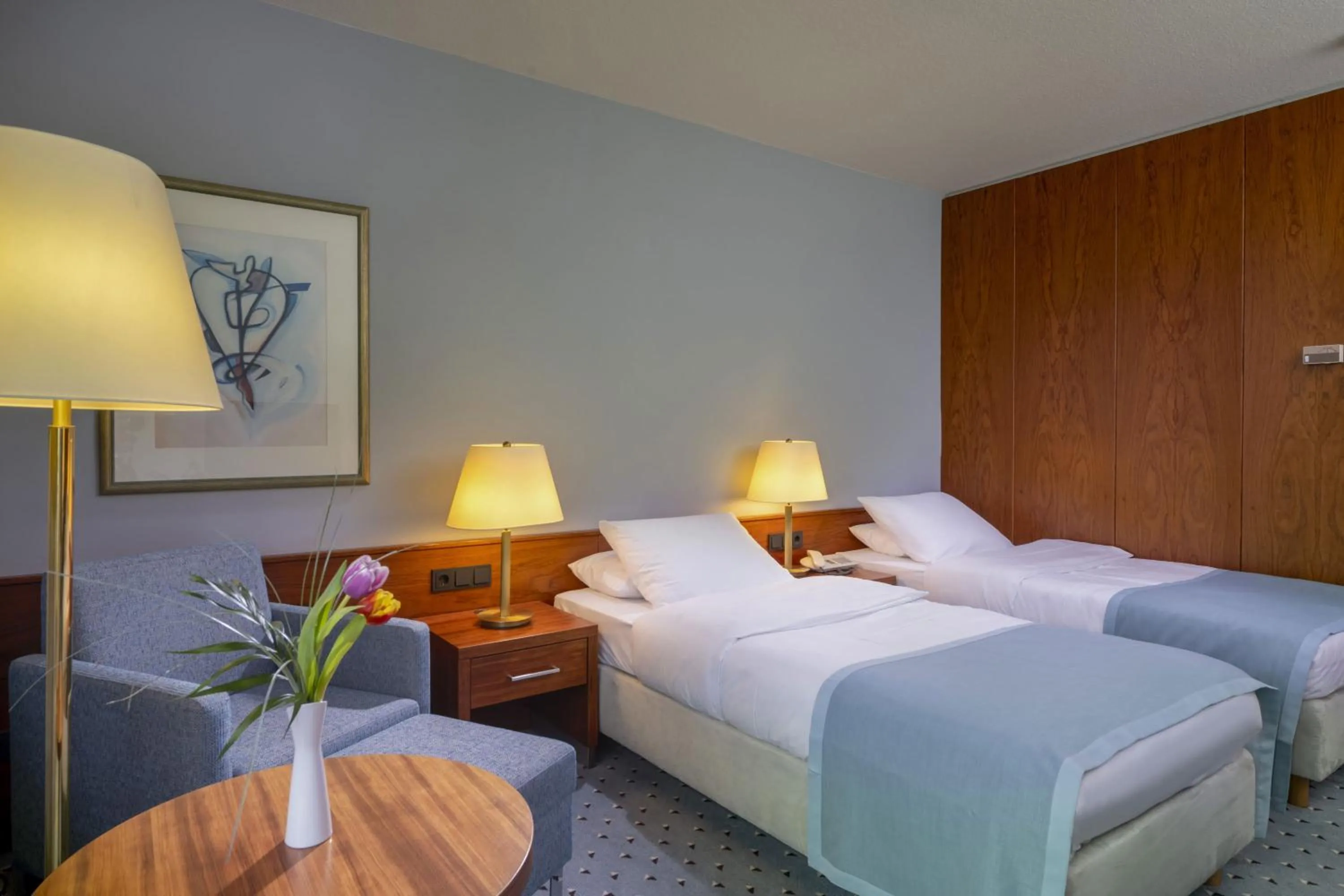 Bed in Maritim Hotel Darmstadt