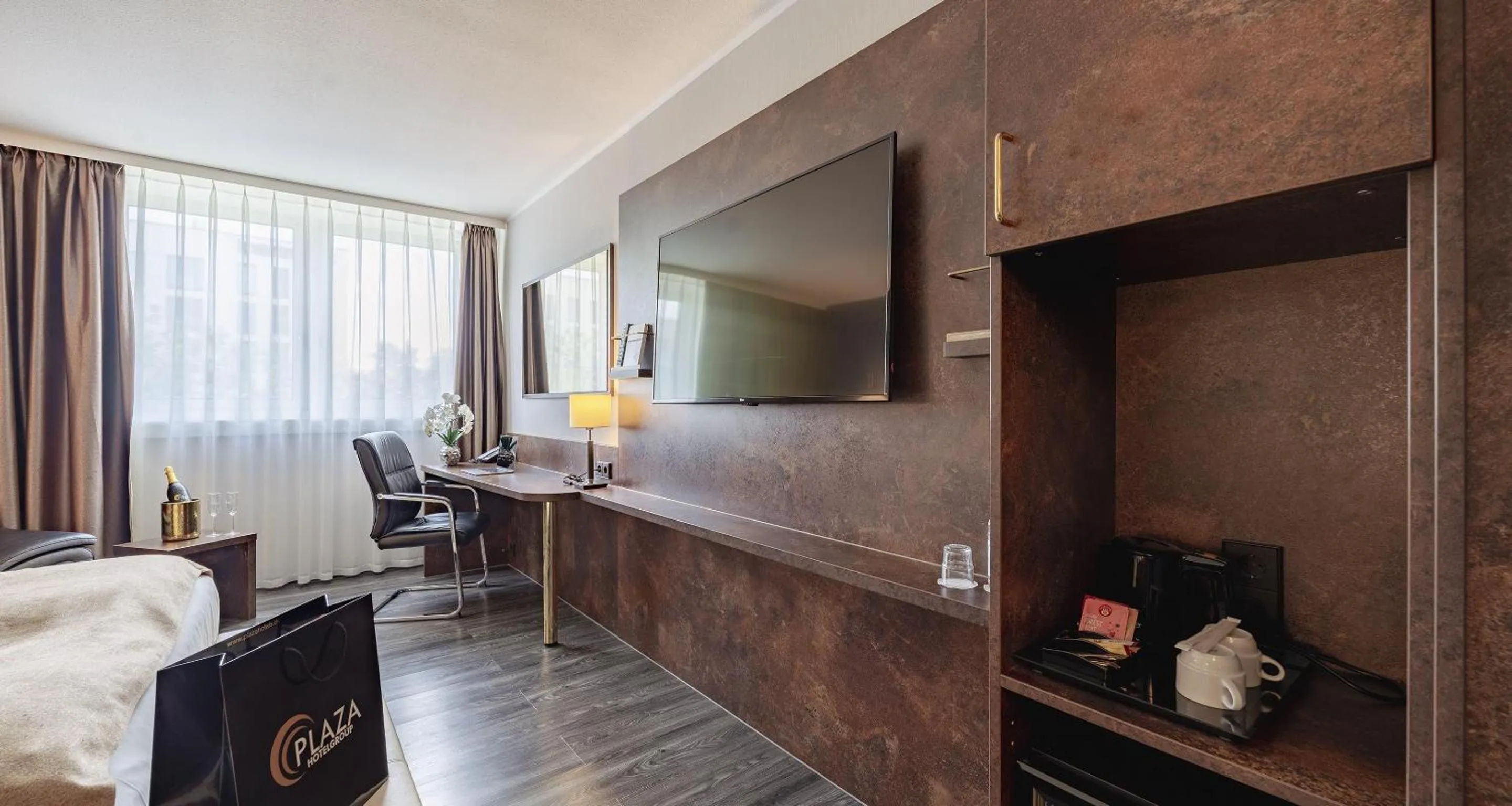 Bedroom in Best Western Plus Plaza Hotel Darmstadt