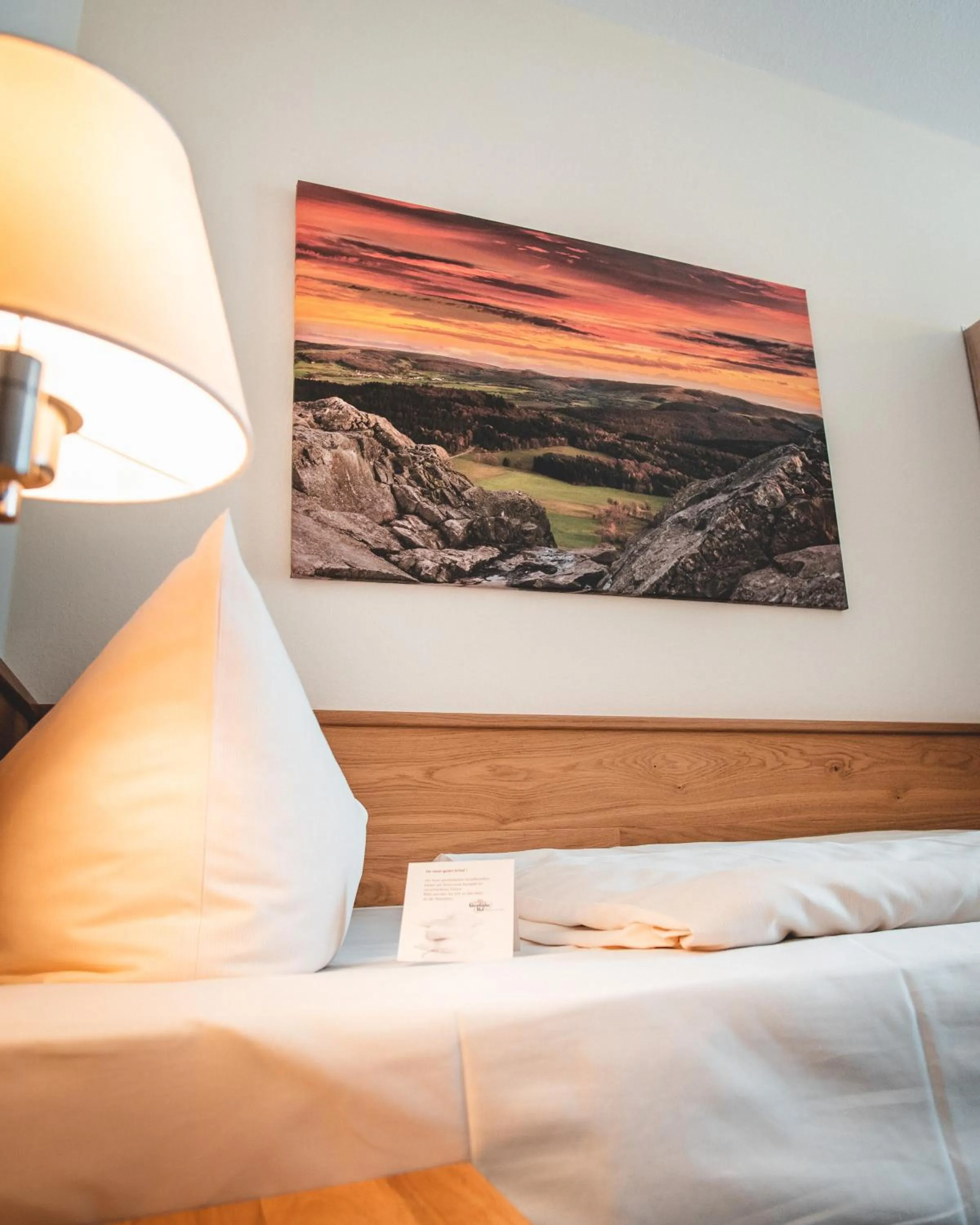 Bed in Hotel Gersfelder Hof