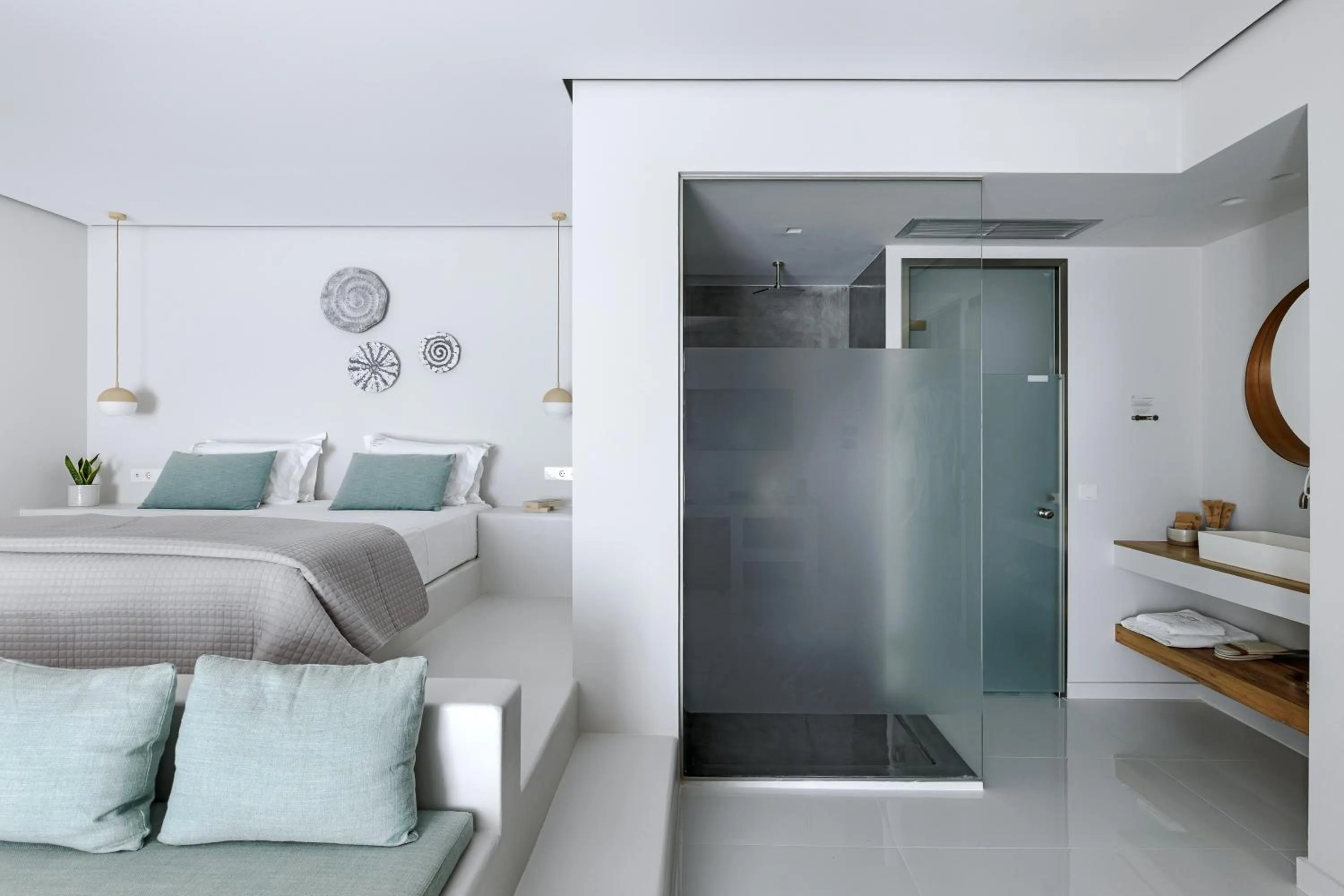 Photo of the whole room in Infinity View Hotel Tinos