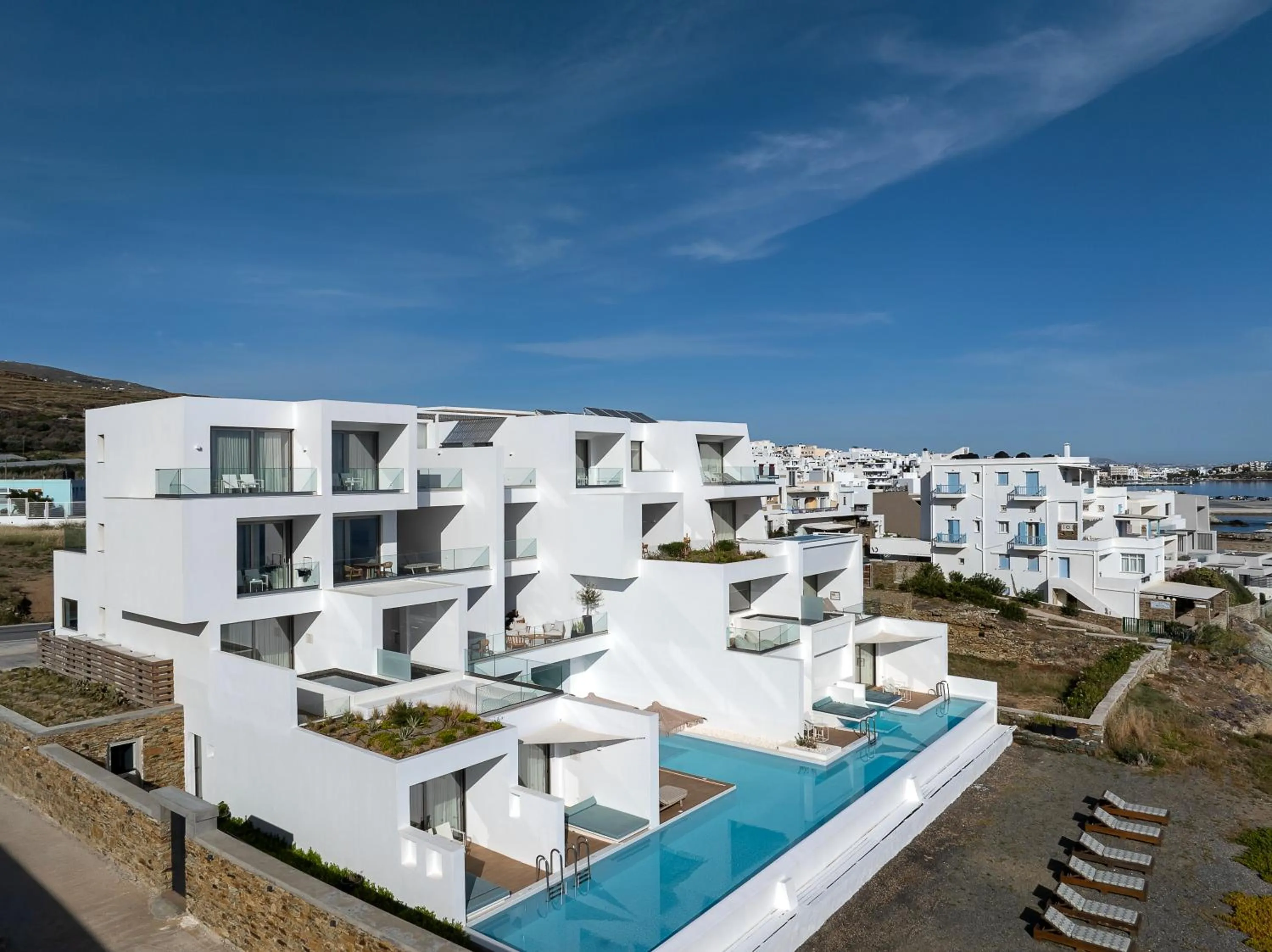 Property building in Infinity View Hotel Tinos