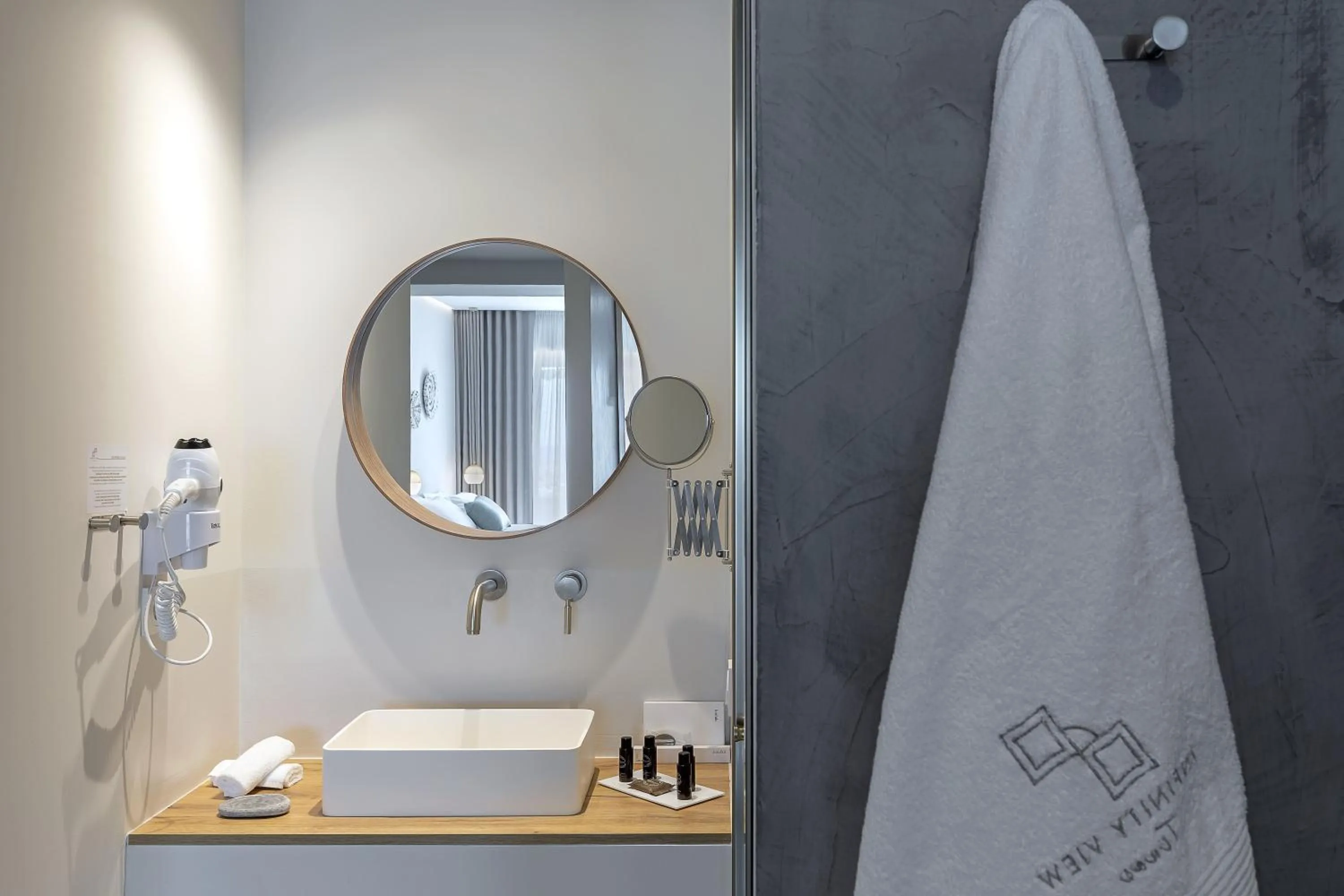 Bathroom in Infinity View Hotel Tinos