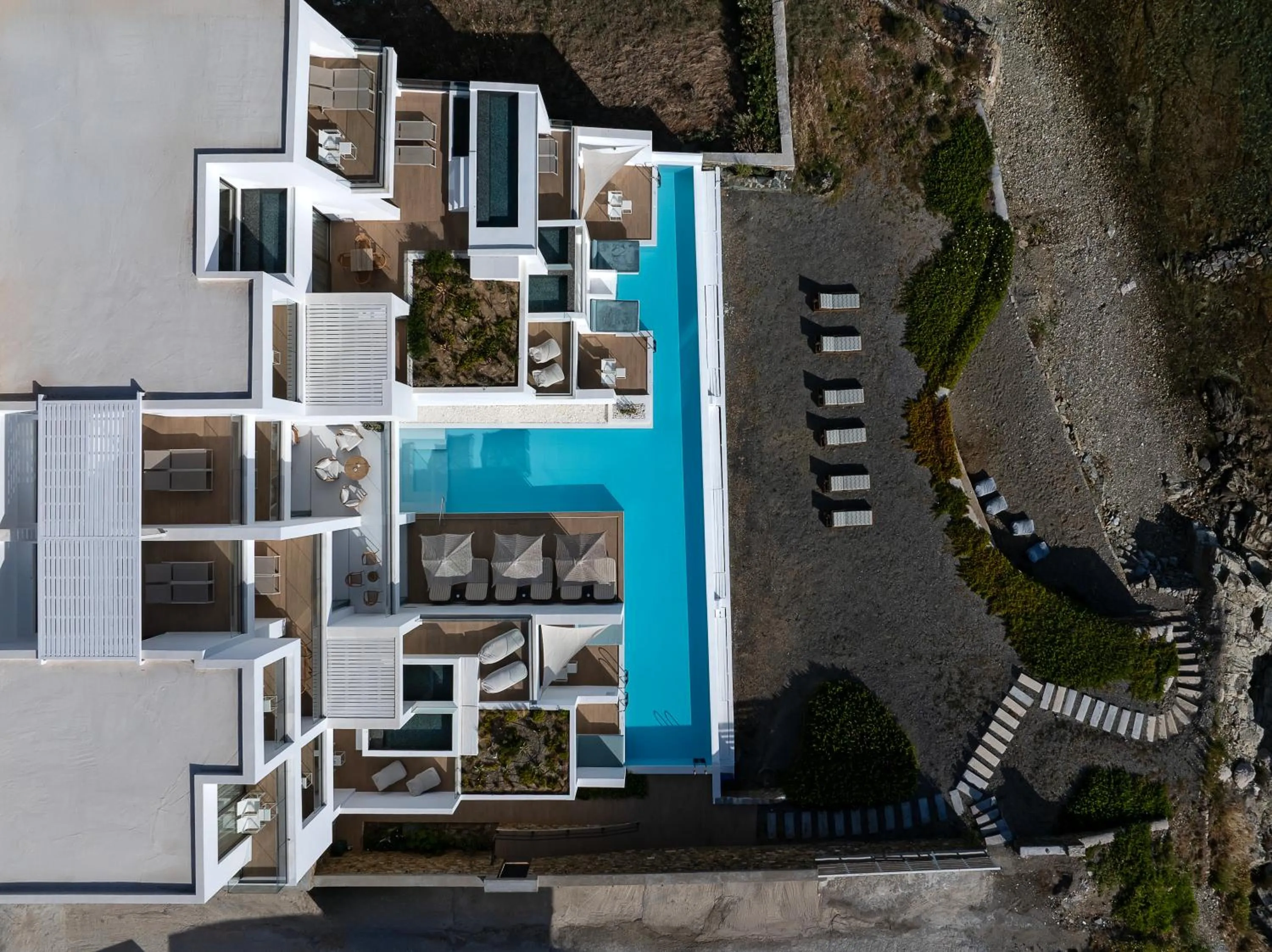 Property building in Infinity View Hotel Tinos