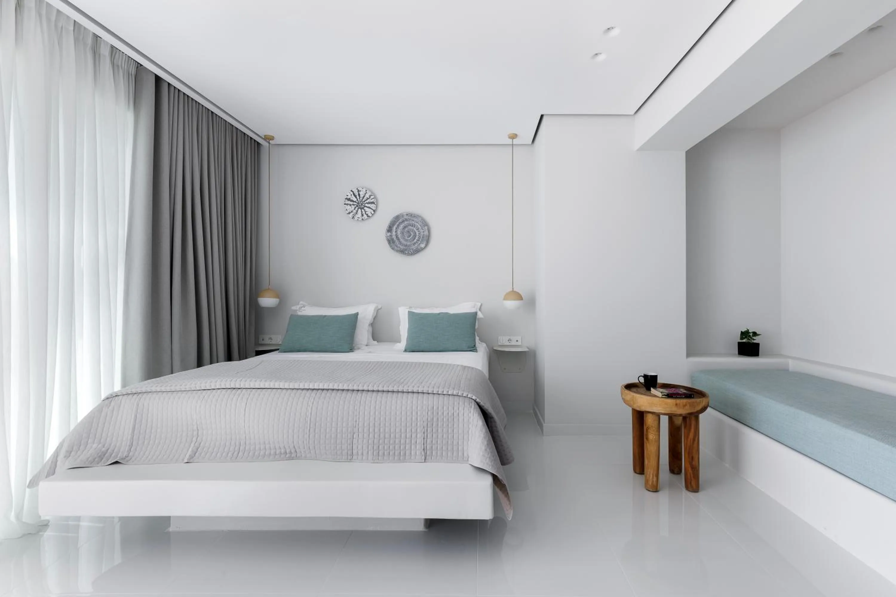 Photo of the whole room, Bed in Infinity View Hotel Tinos