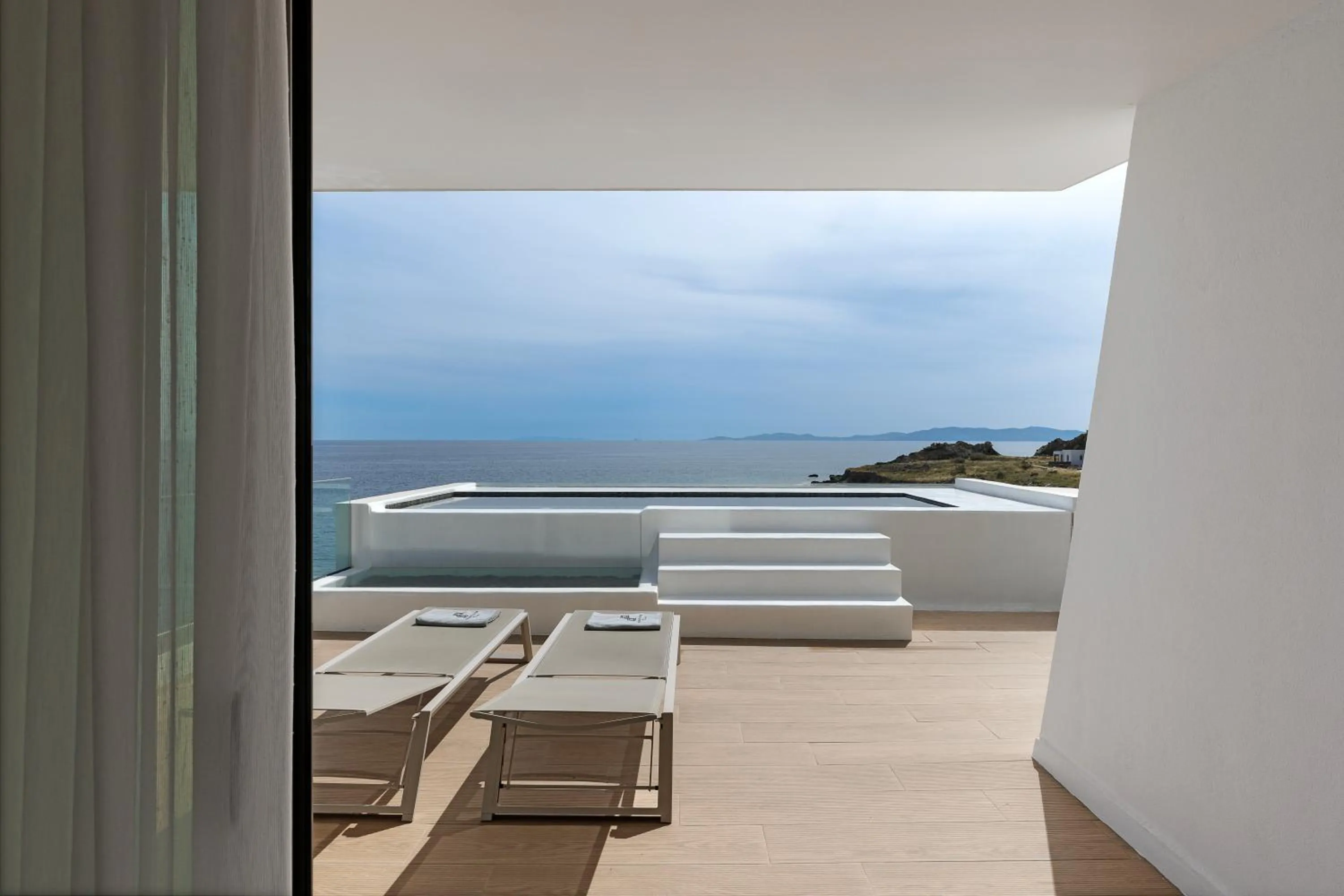 Balcony/Terrace in Infinity View Hotel Tinos