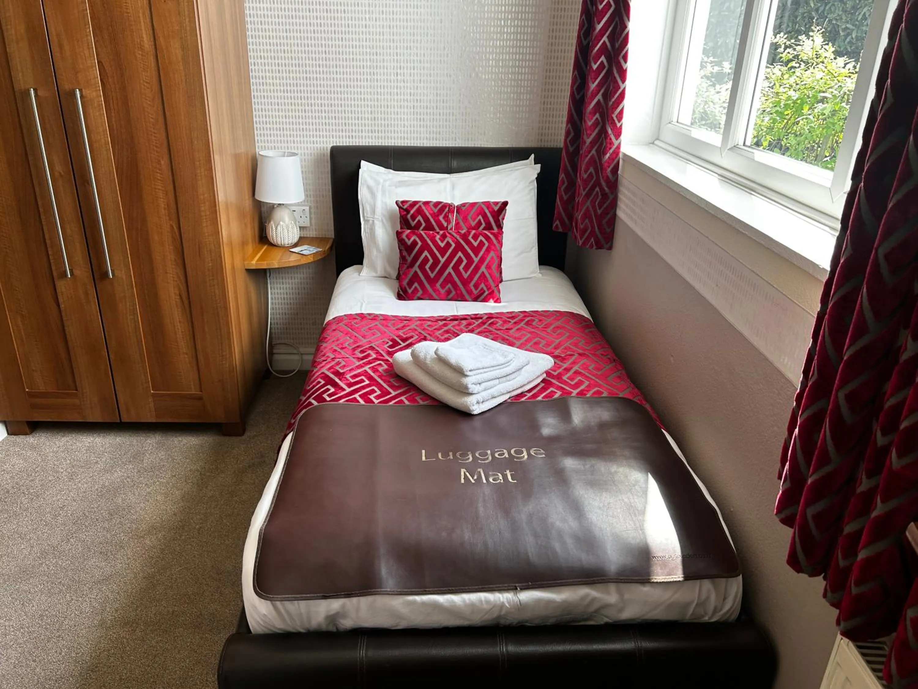 Bed in amber house hotel