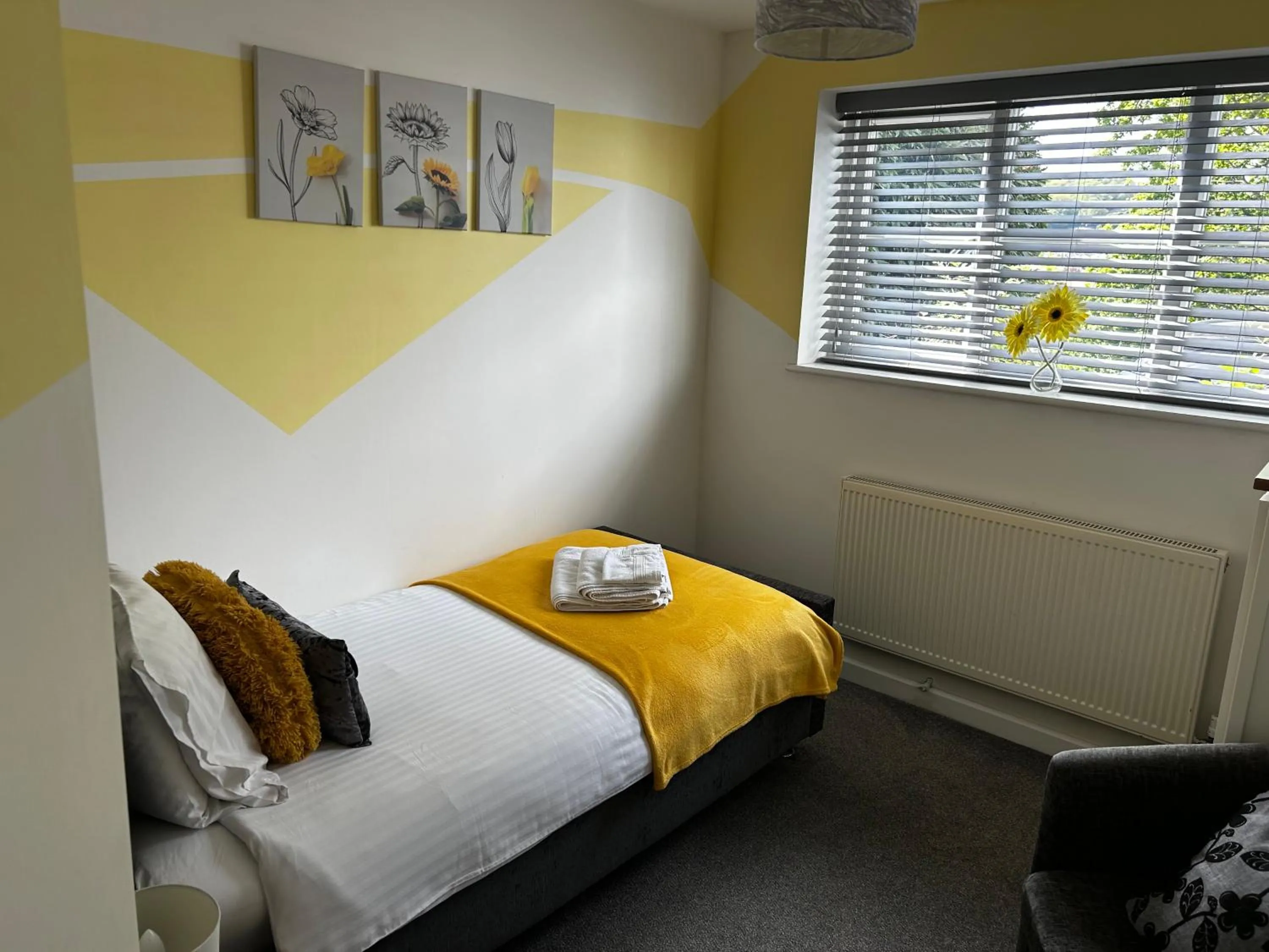 Bed in amber house hotel