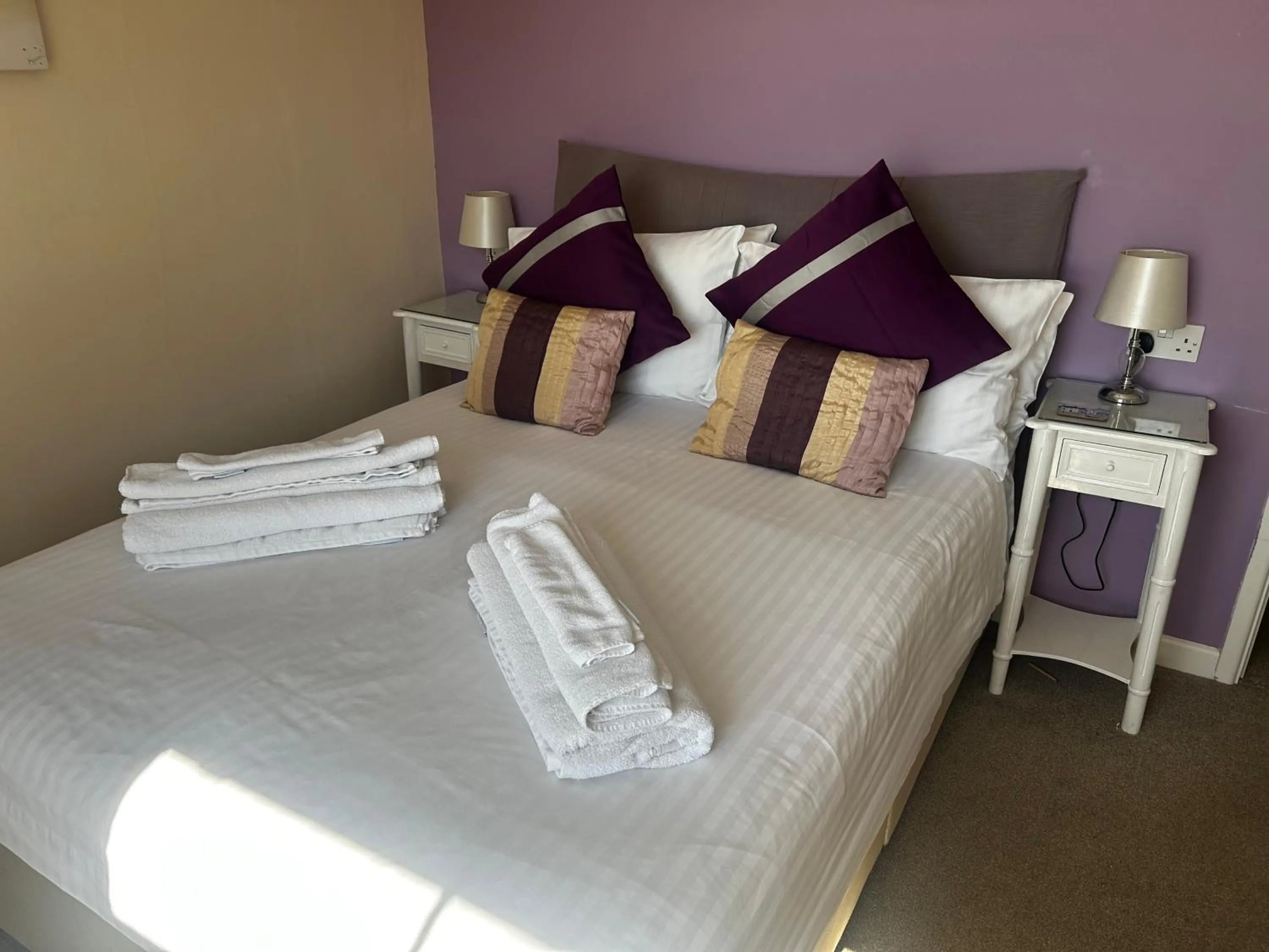 Bed in amber house hotel