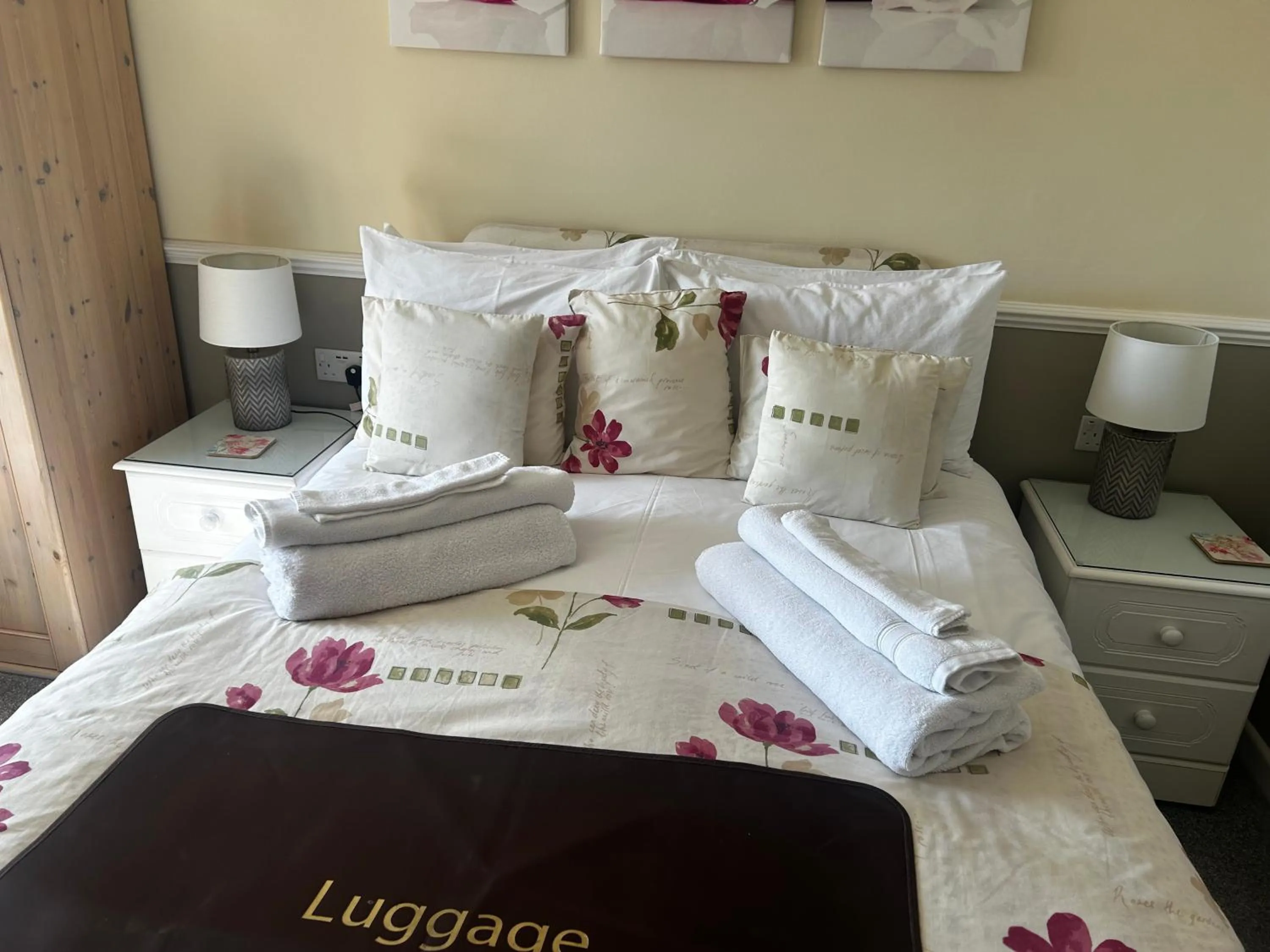 Bed in amber house hotel