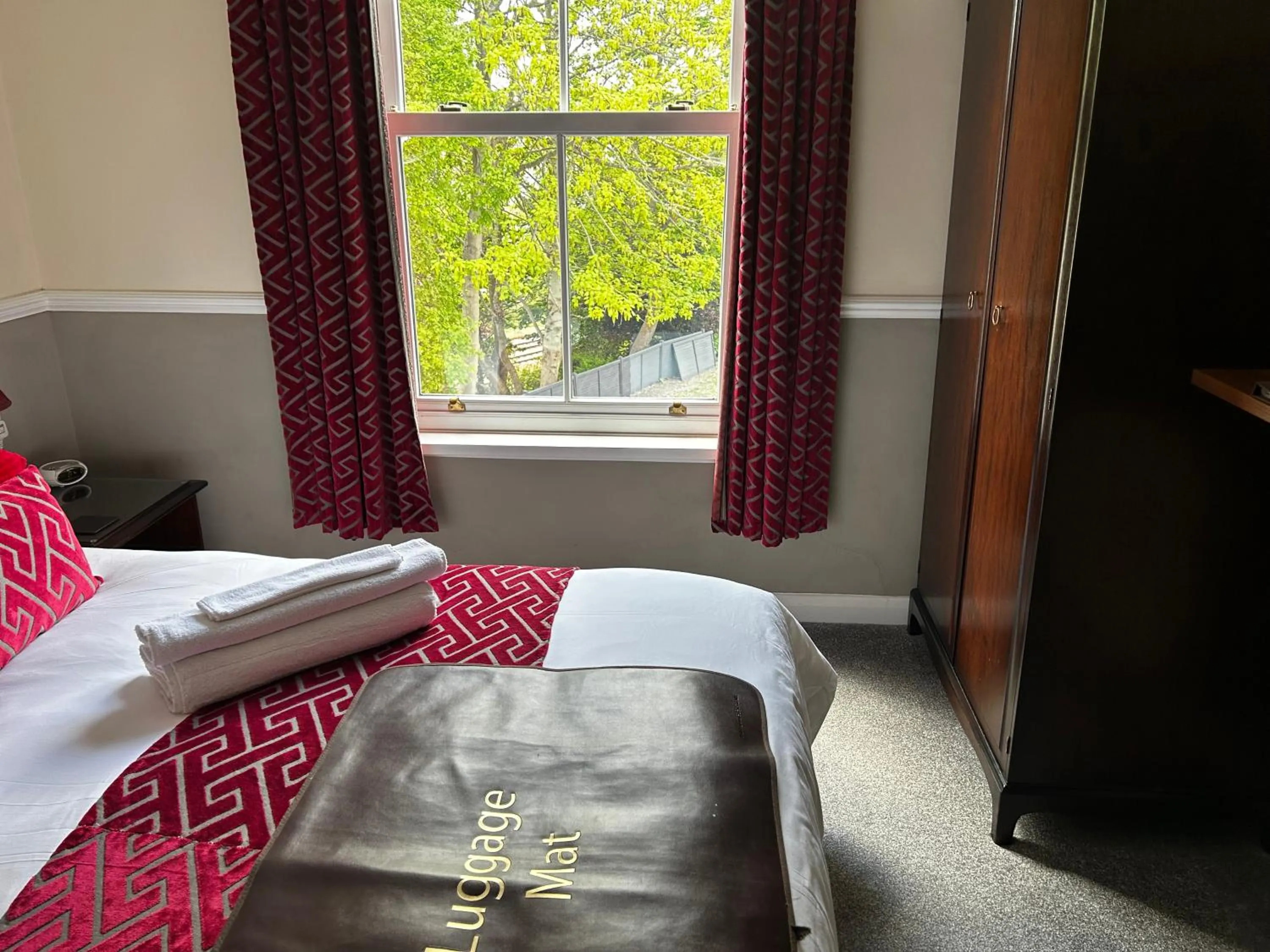 Bed in amber house hotel