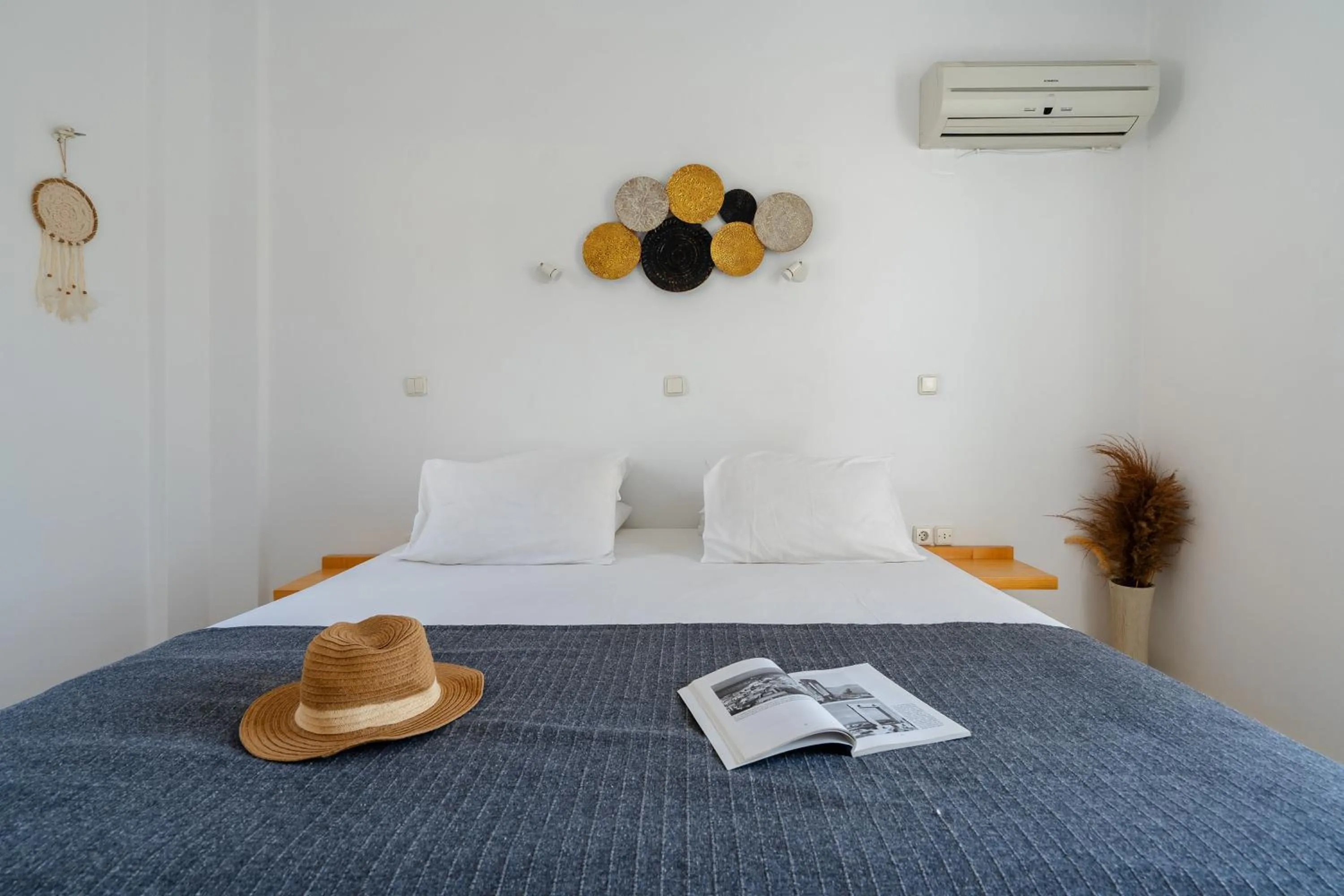 Bed in Naxos Aethereal View