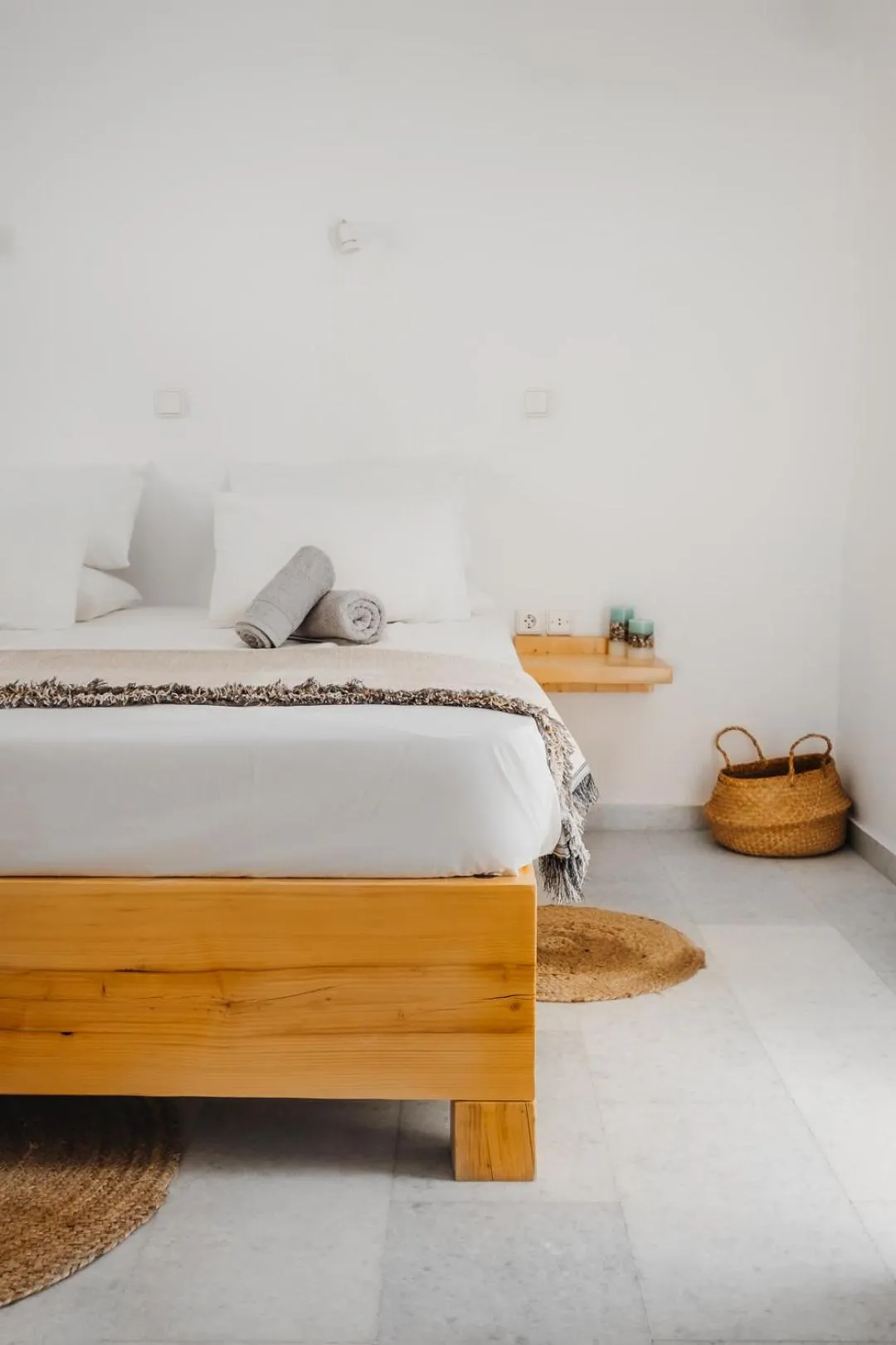 Bed in Naxos Aethereal View