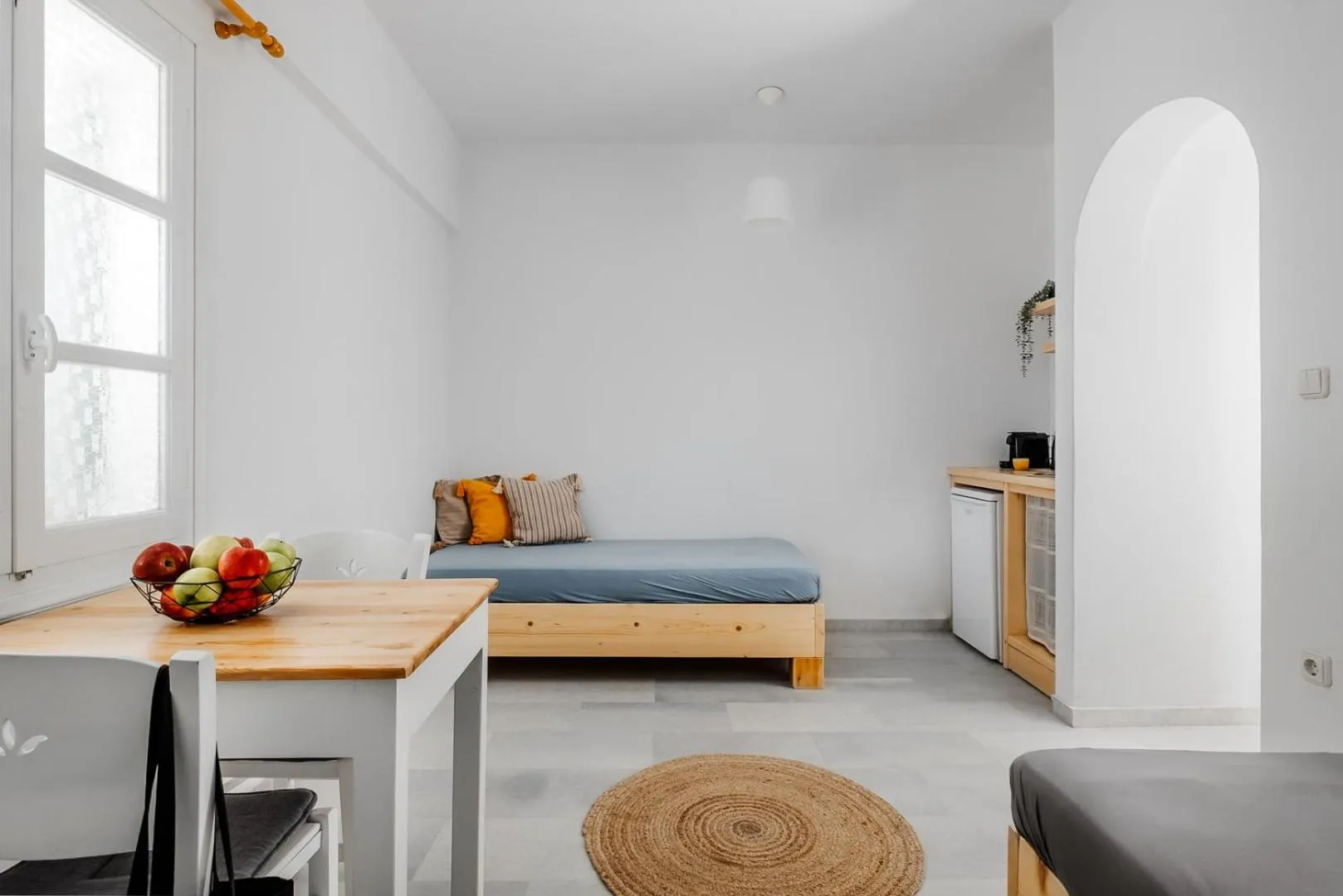 Bed in Naxos Aethereal View