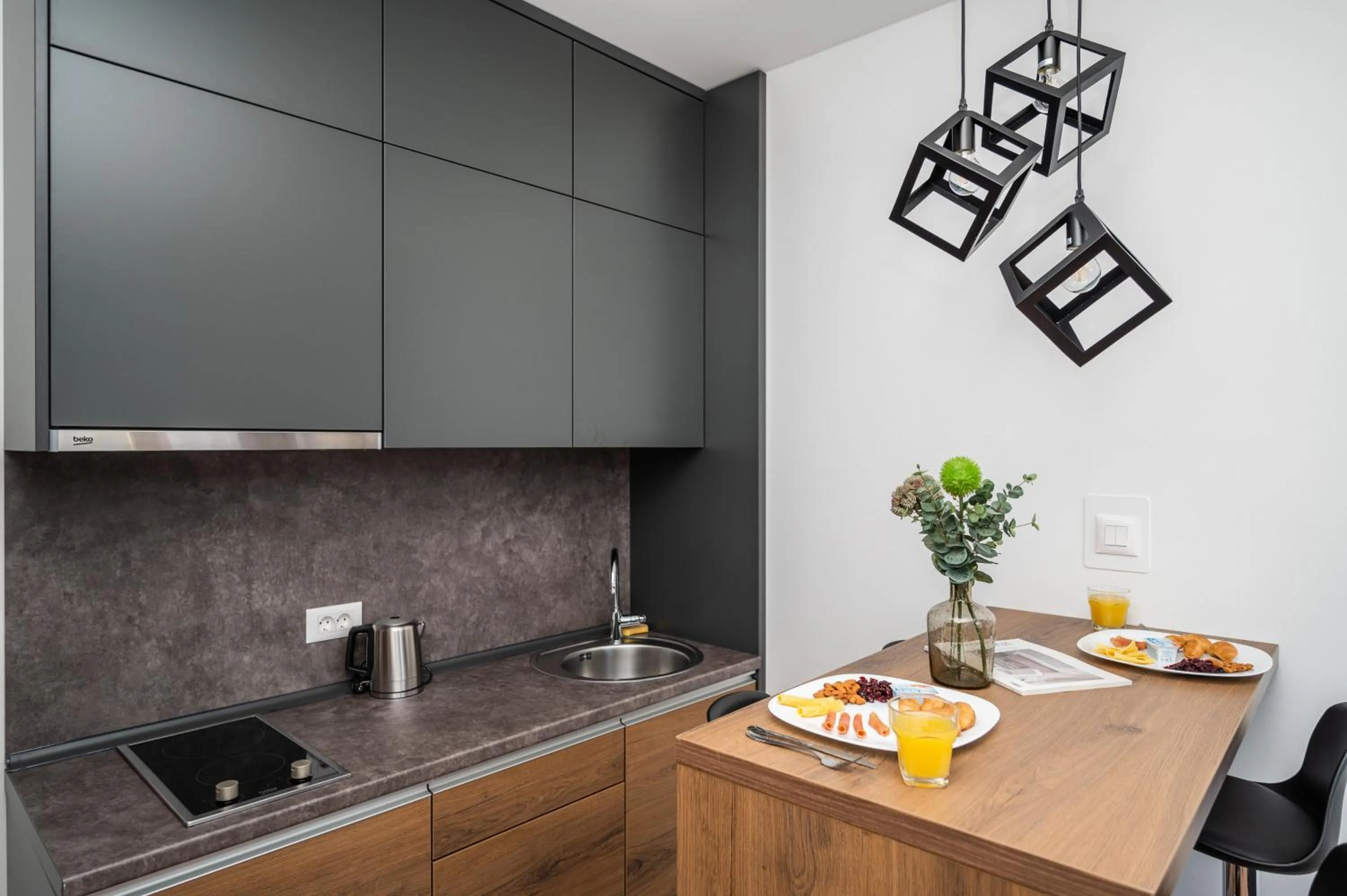 Kitchen or kitchenette in Modern and Bright Apartments - Main Street