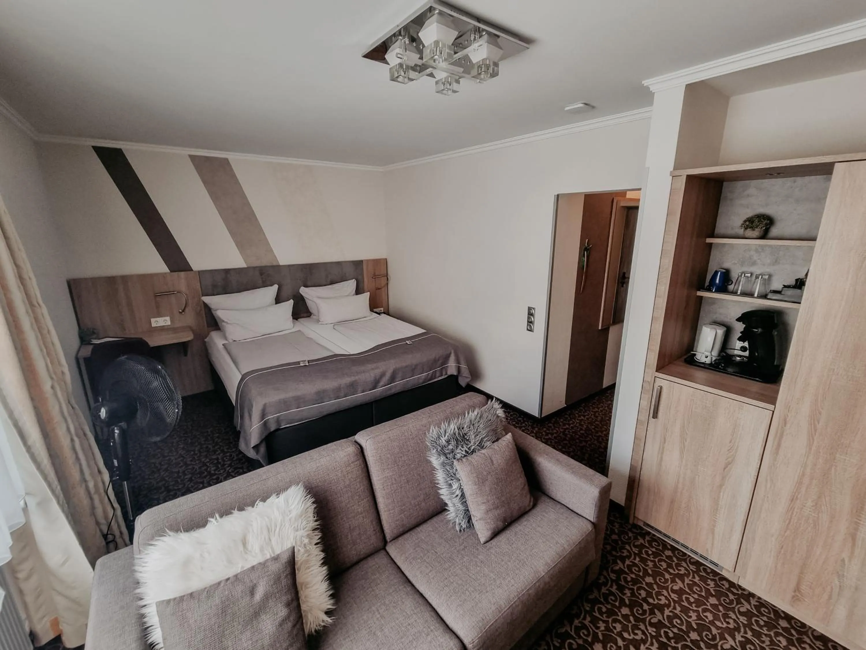 Photo of the whole room, Bed in Hotel Estricher Hof