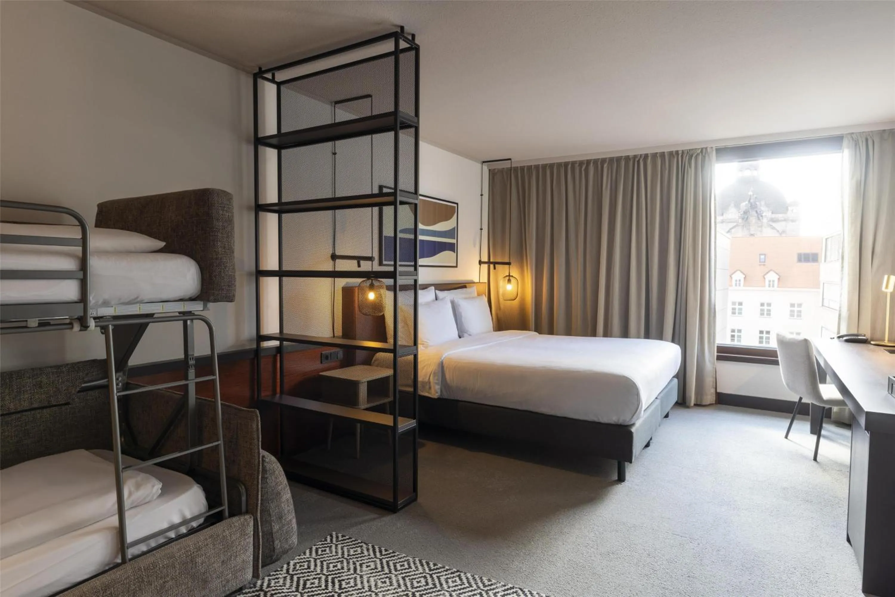 Bedroom, Bed in Scandic Nürnberg Central