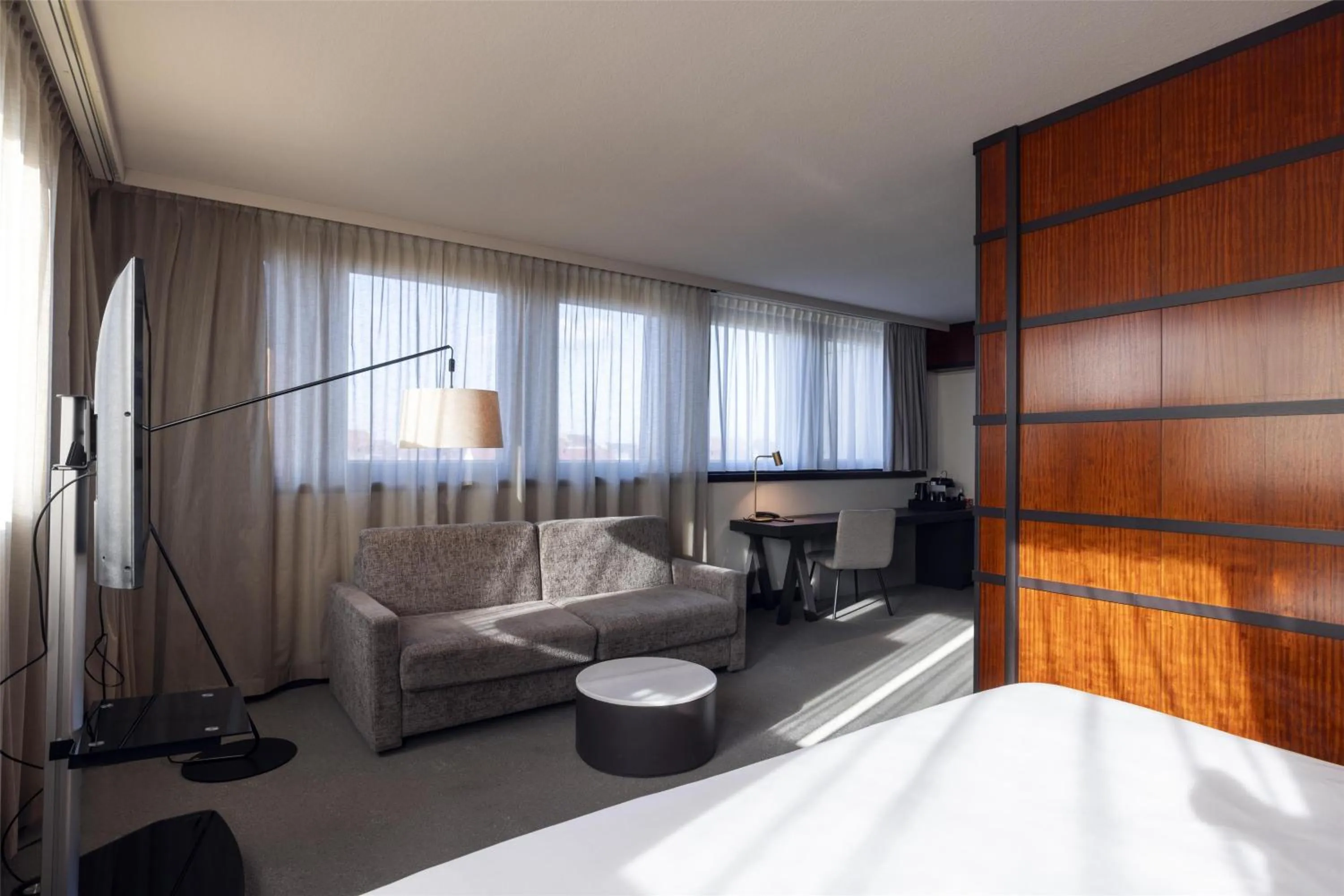 Bedroom, Bed in Scandic Nürnberg Central