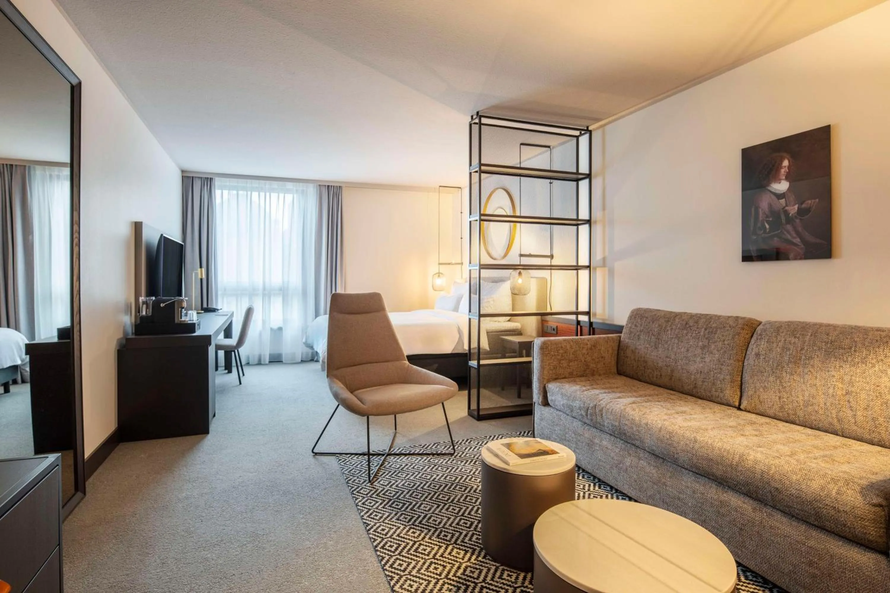 TV and multimedia, Seating Area in Hotel Pomander Nürnberg