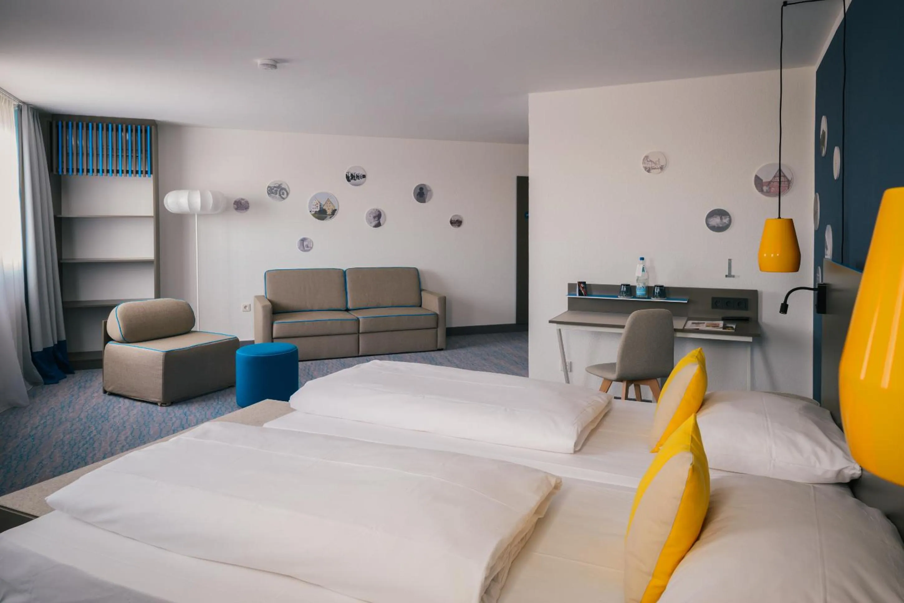 Bedroom, Bed in Vienna House Easy by Wyndham Neckarsulm