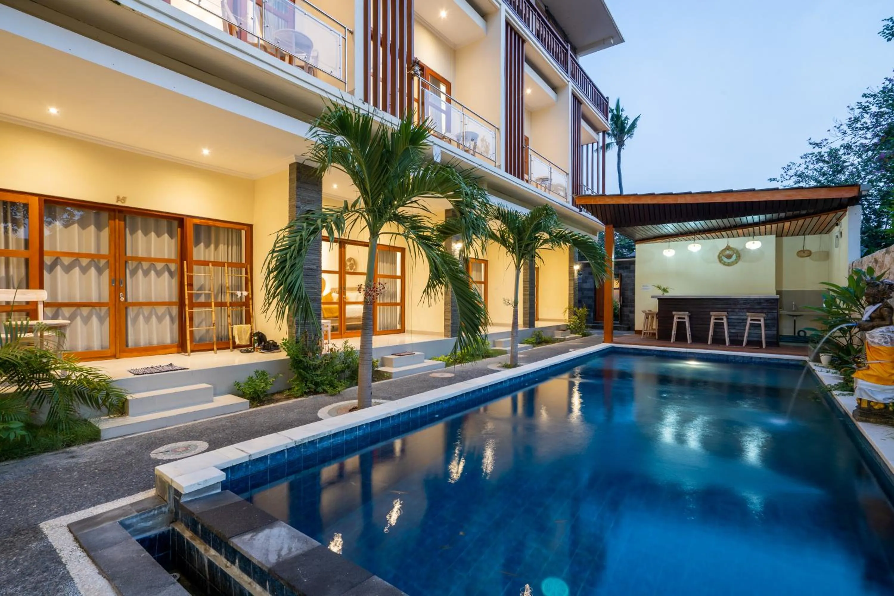 Swimming pool in The Pulau Bungalow