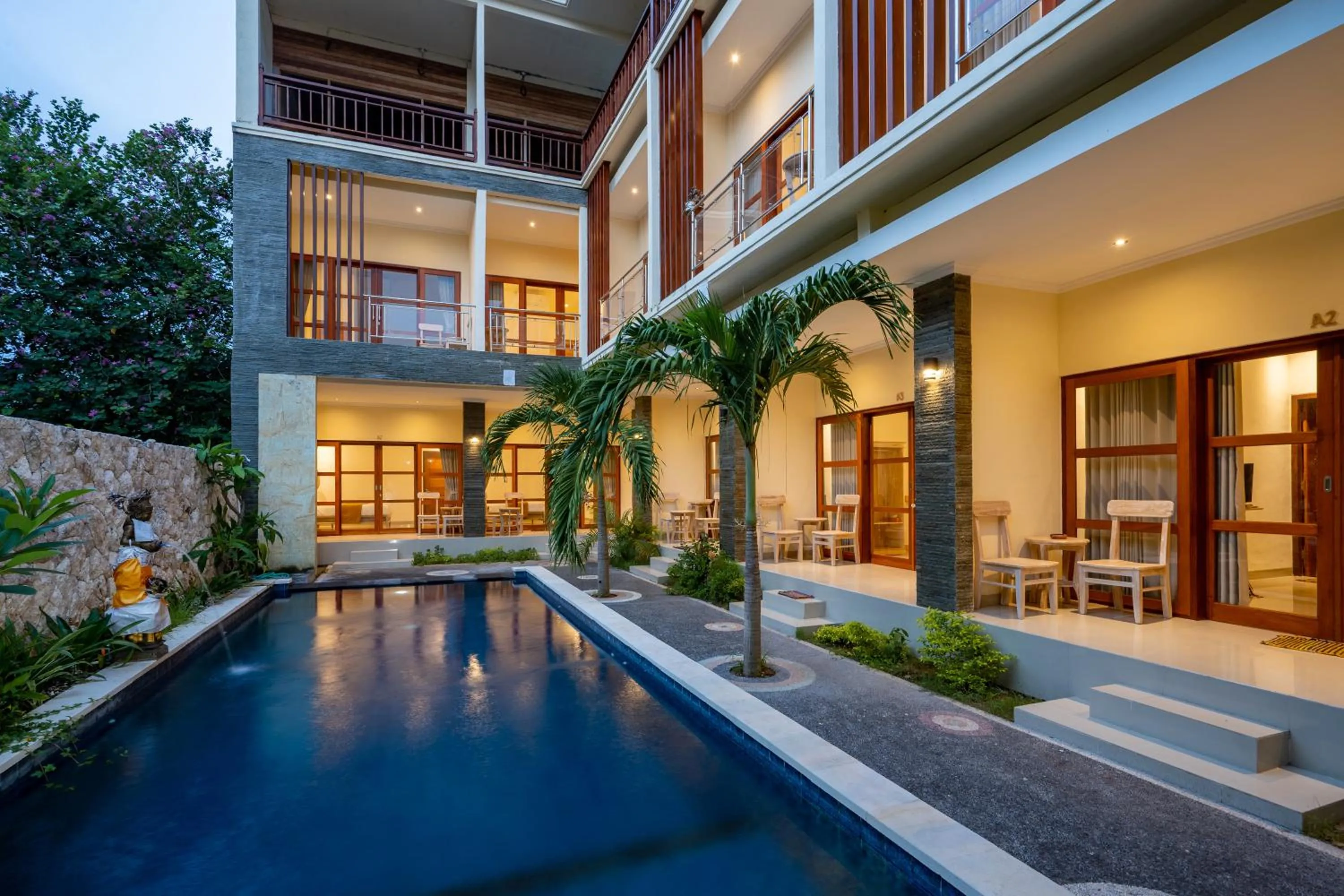 Swimming pool in The Pulau Bungalow