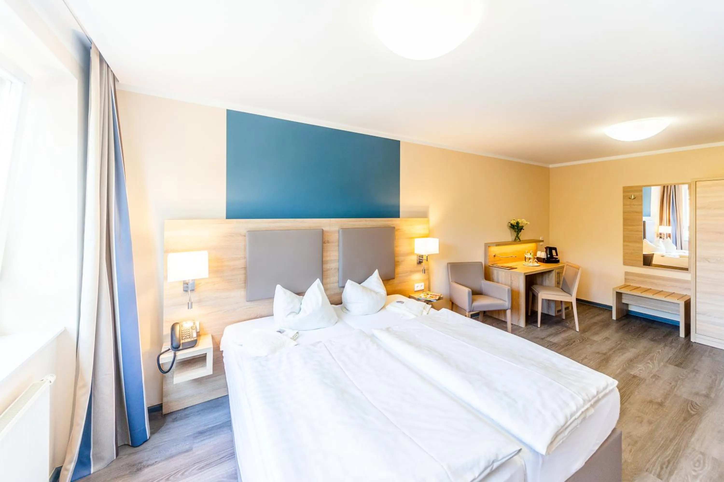 Bed in Hotel Rügenblick