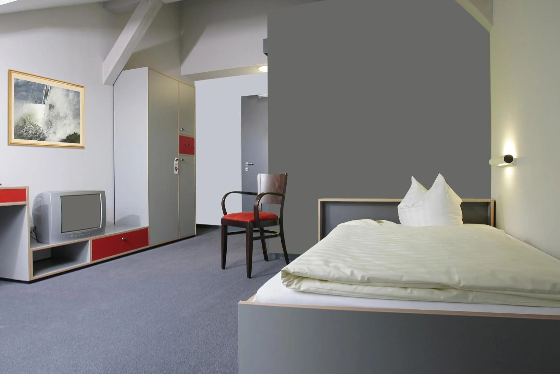 Photo of the whole room, Bed in Hotel Rügenblick