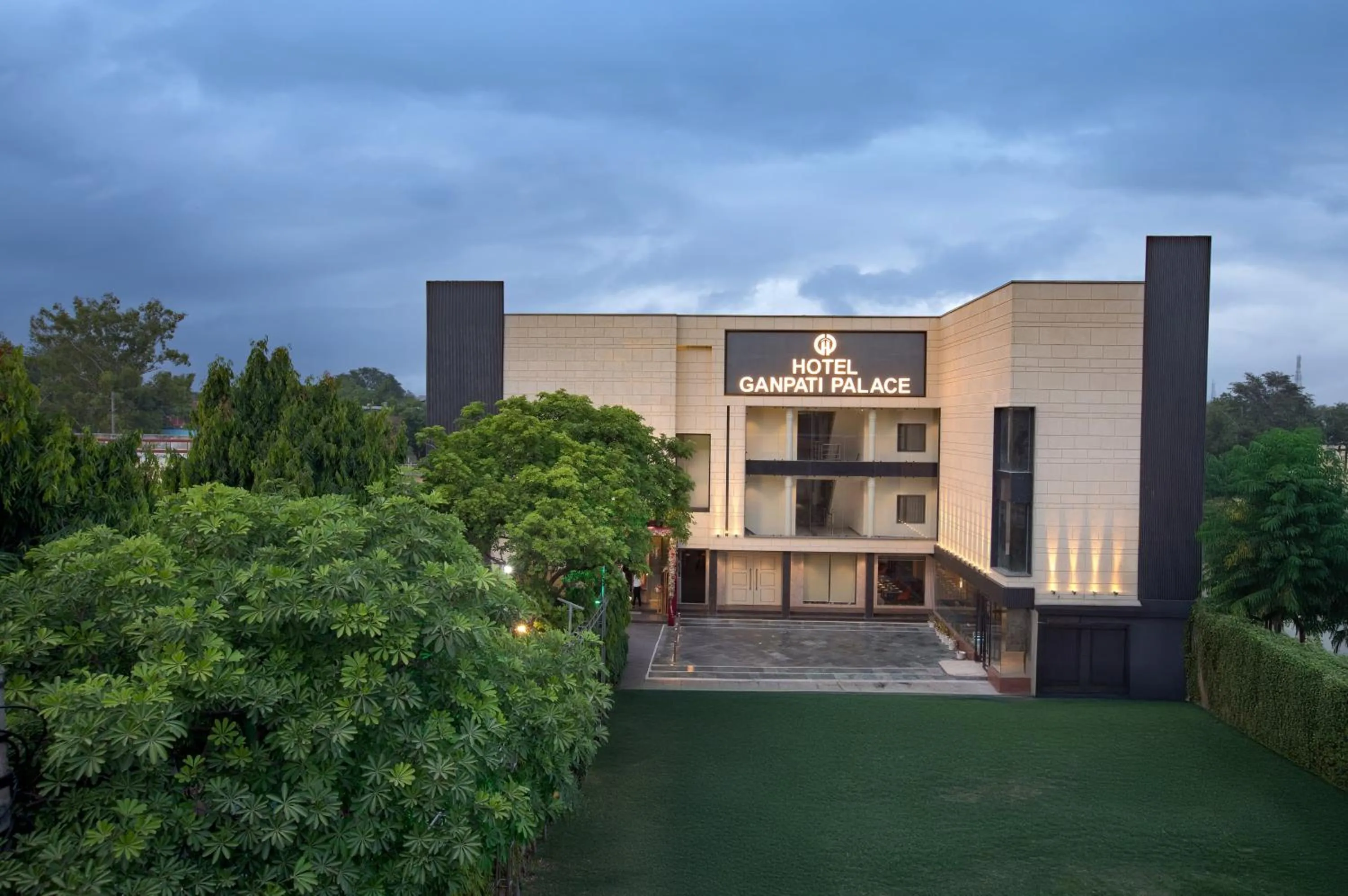 Property building in Hotel Ganpati Palace