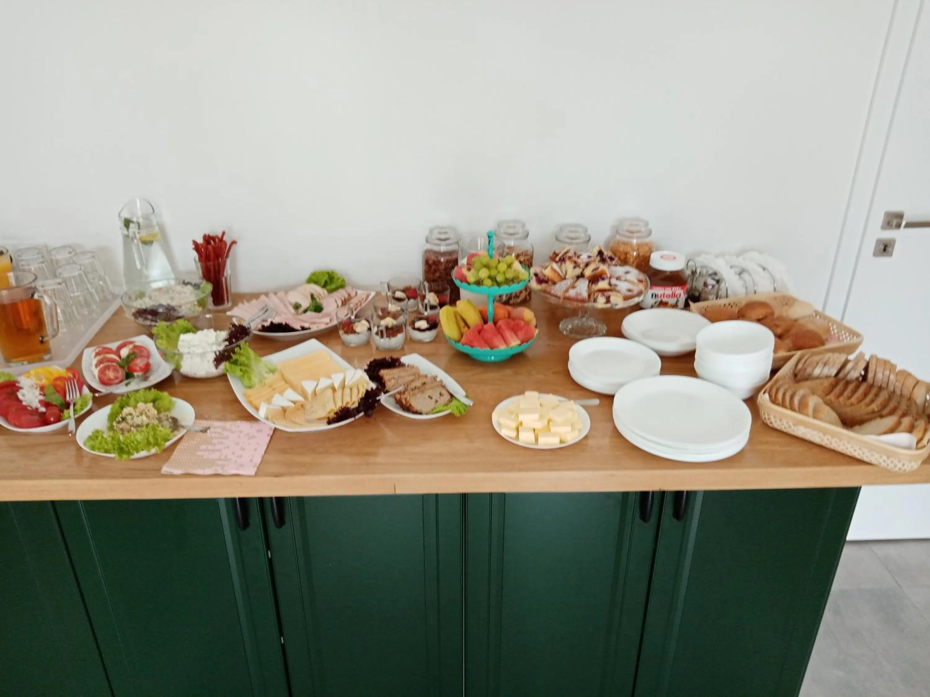 Continental breakfast in Willa Wiślana