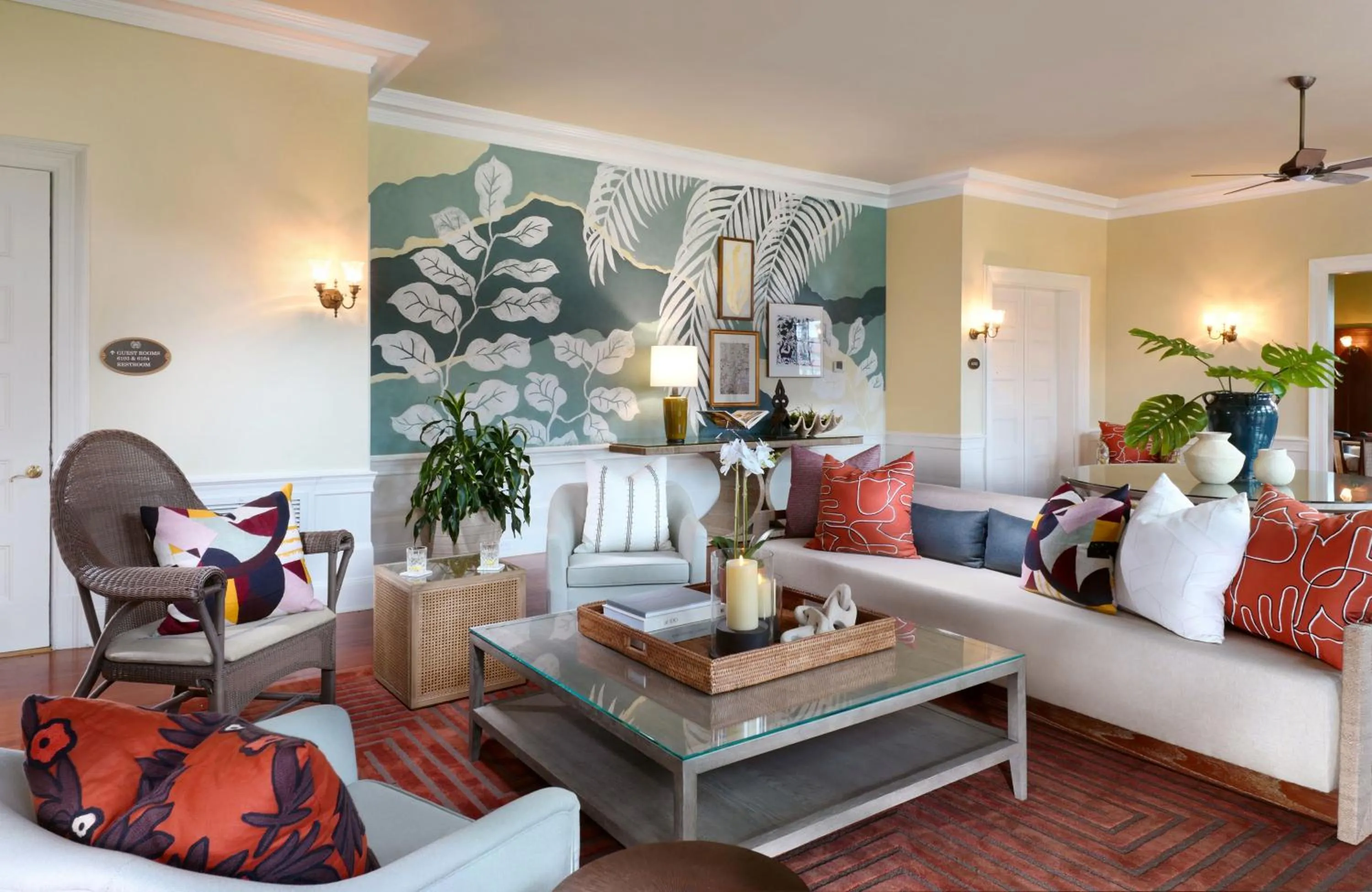 Living room in Jekyll Island Club Resort