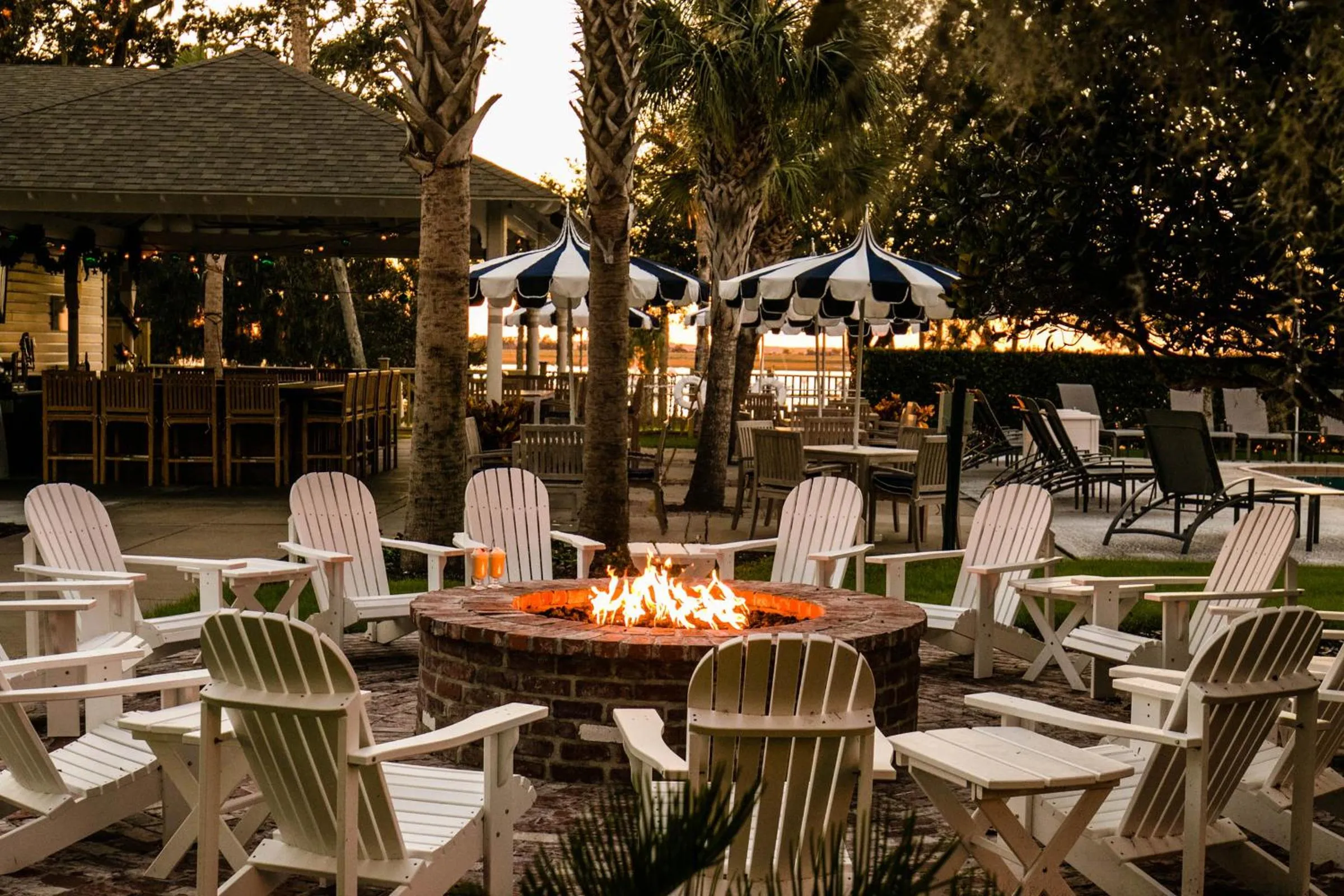 Patio in Jekyll Island Club Resort