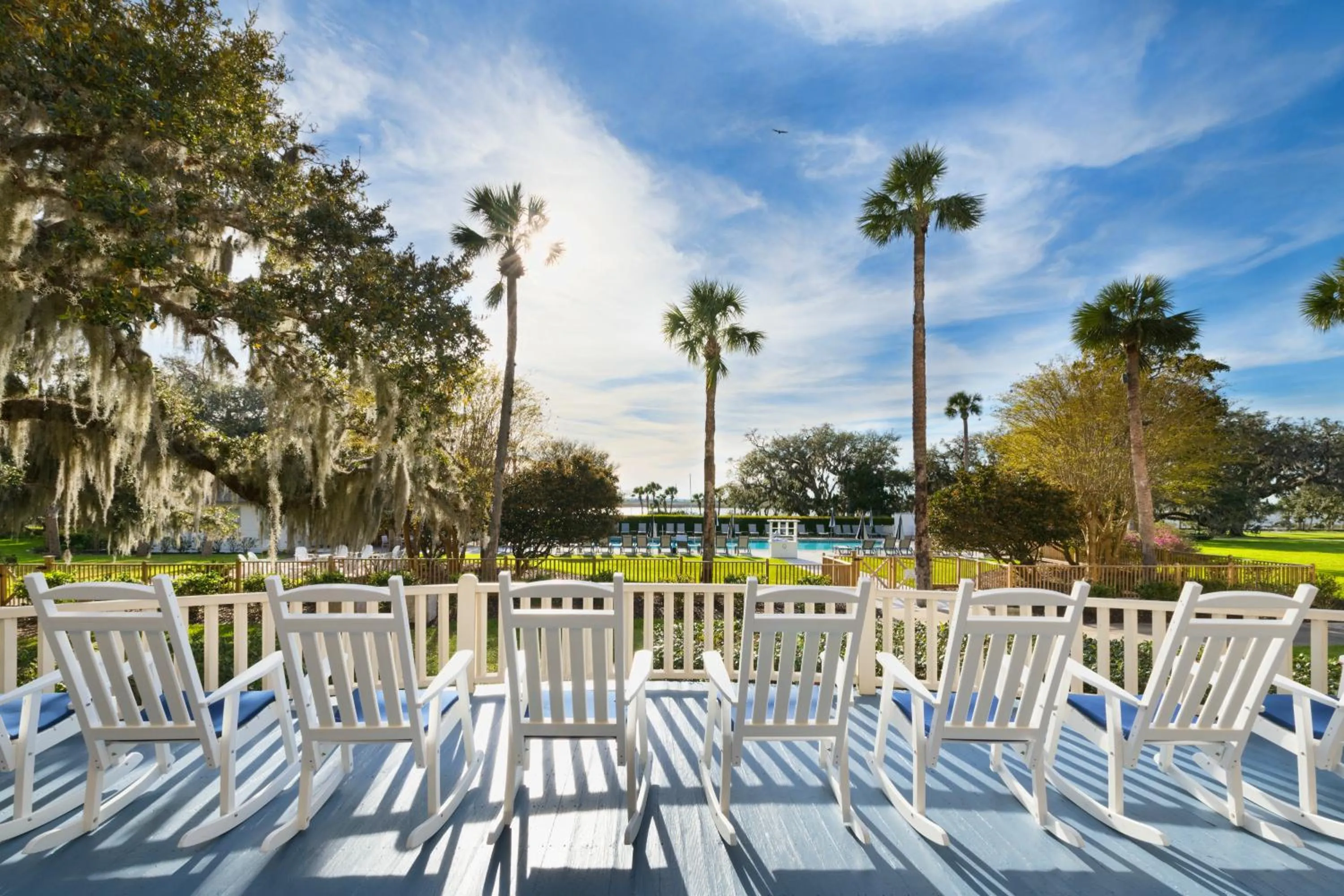 Patio in Jekyll Island Club Resort