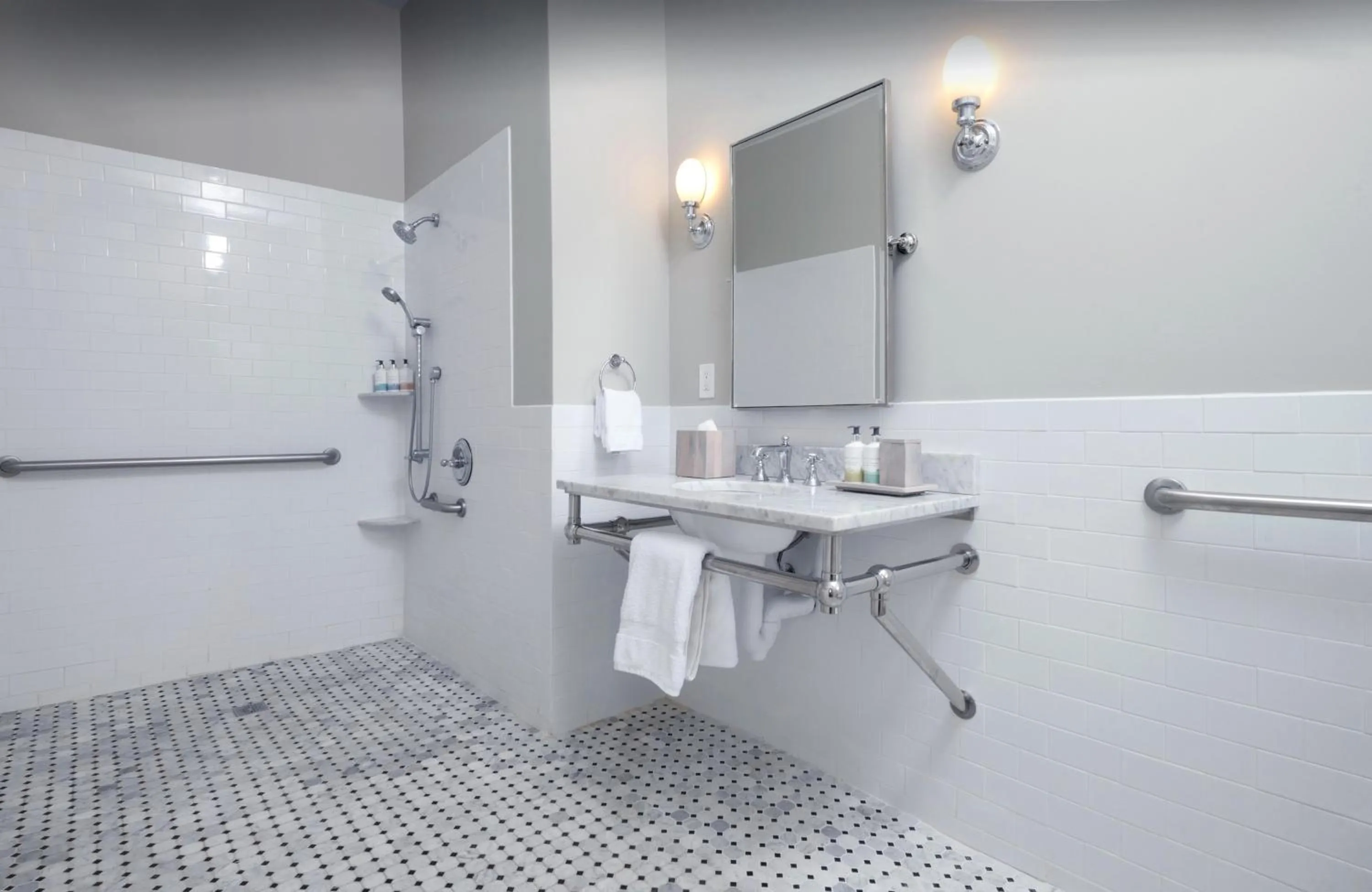 Shower in Jekyll Island Club Resort