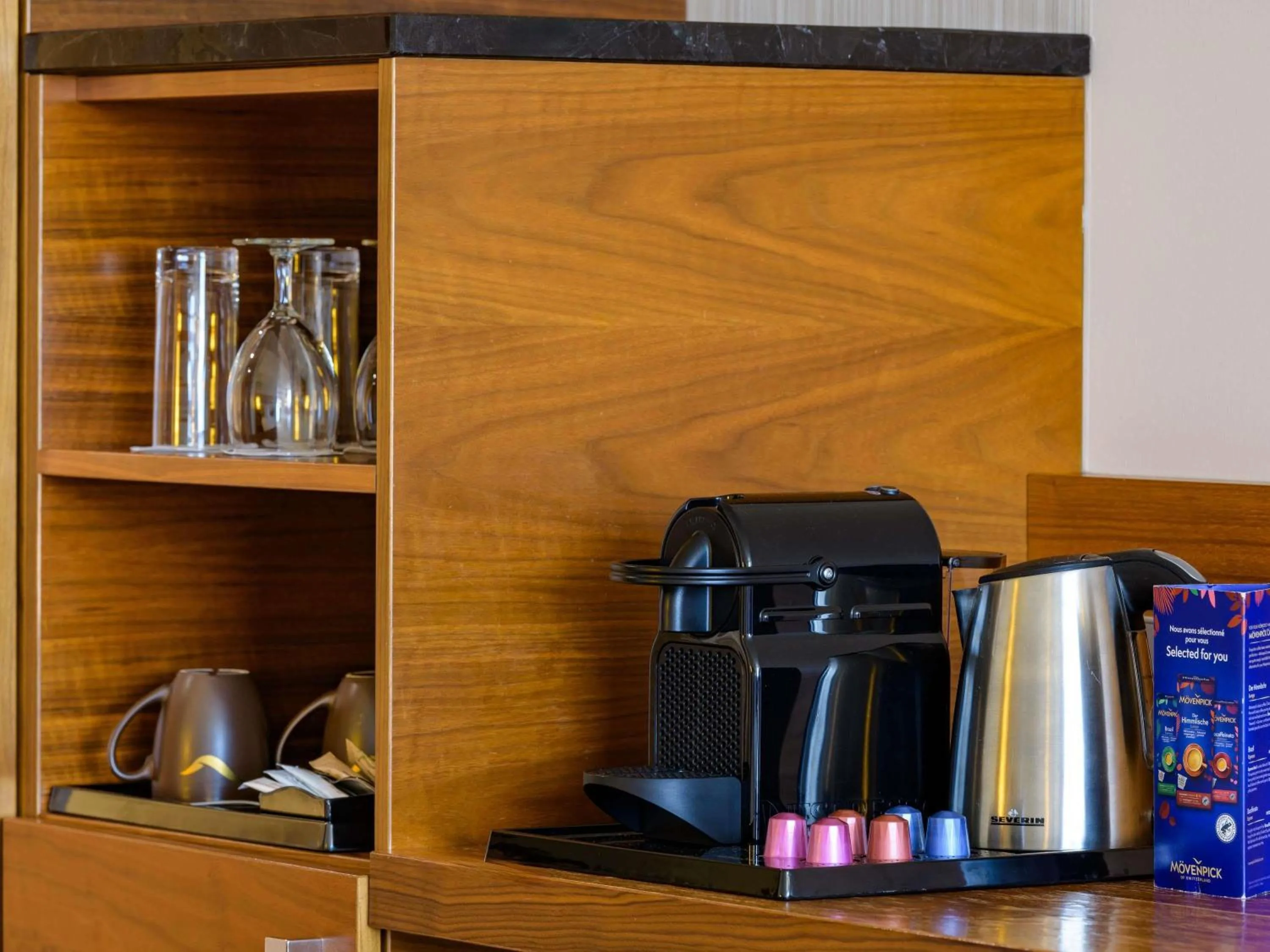 Bedroom in Mövenpick Hotel Geneva