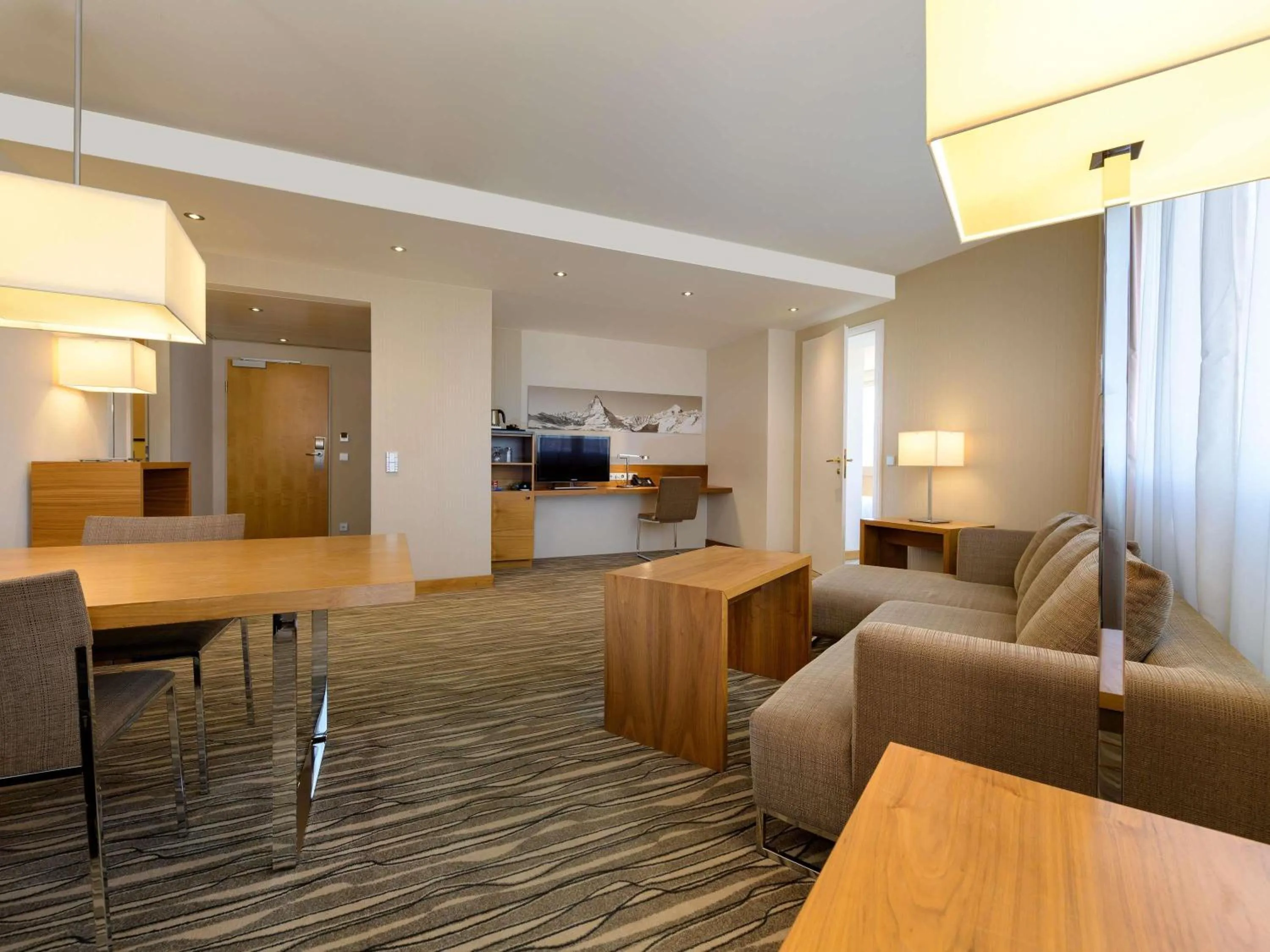 Bedroom in Mövenpick Hotel Geneva