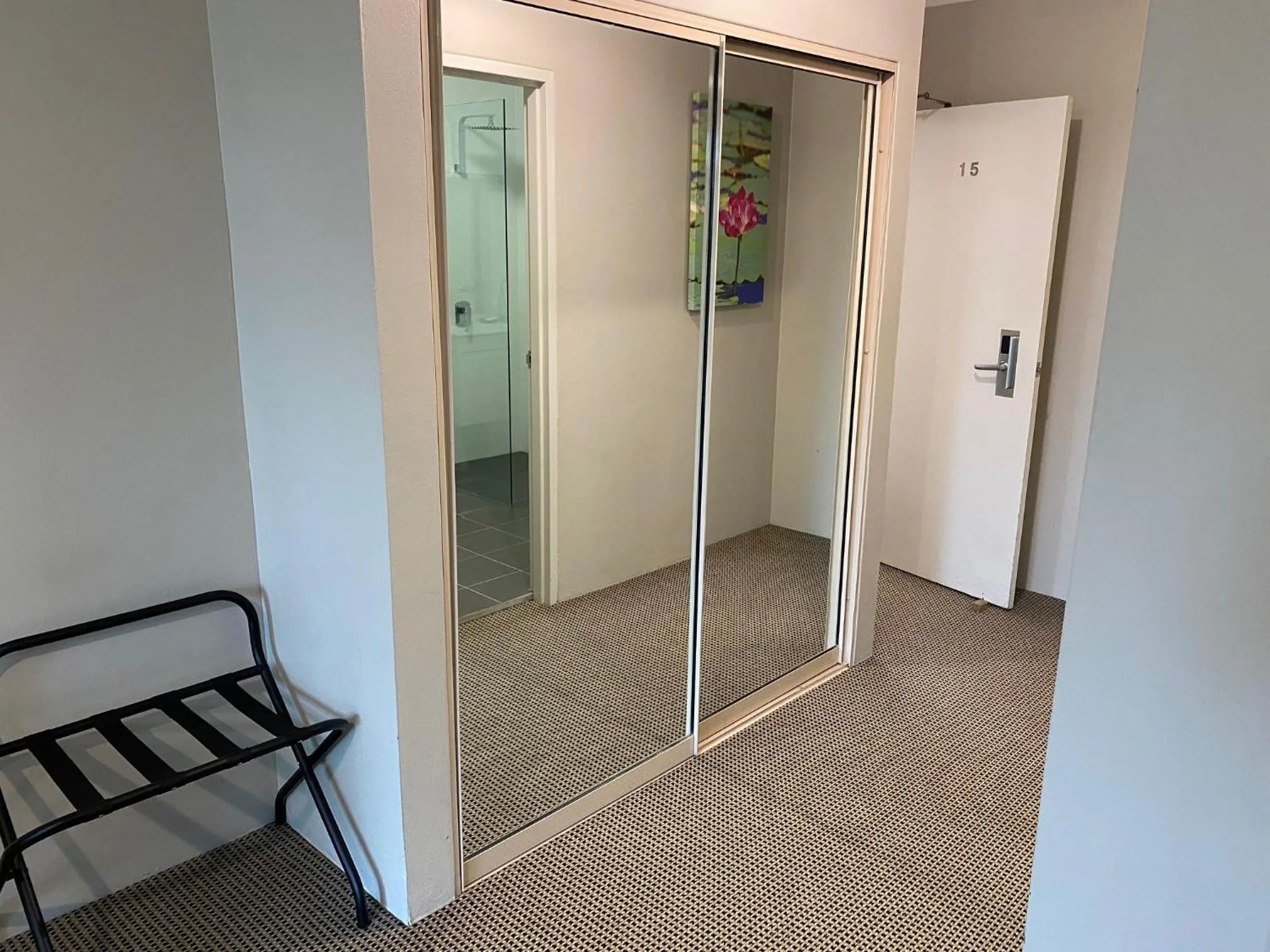 wardrobe in The Belmore Apartments Hotel