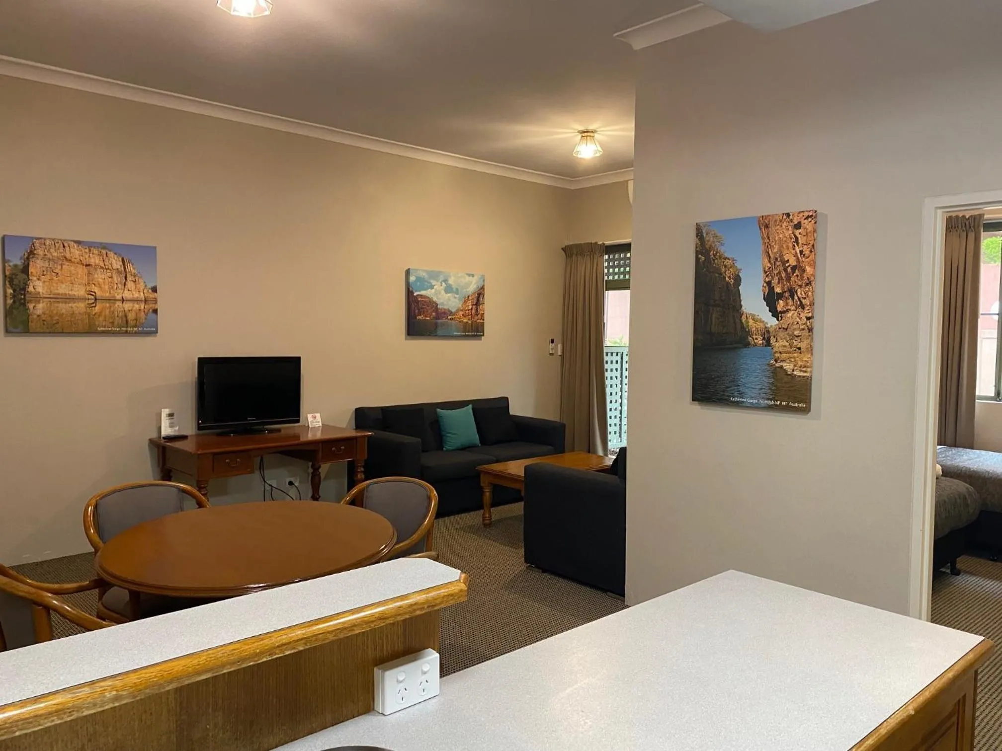 Living room in The Belmore Apartments Hotel