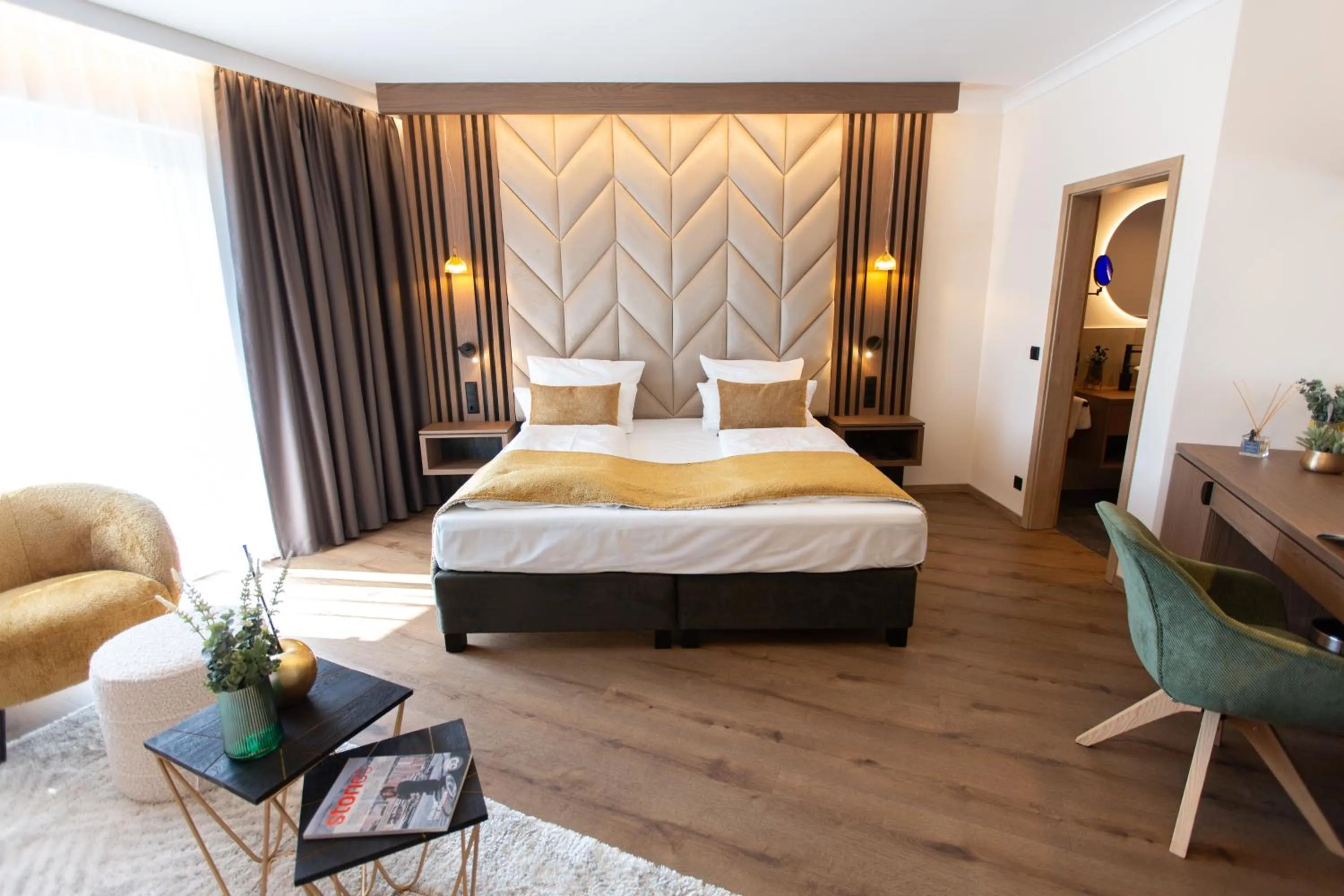 Bed in Stadthotel Lichtenfels