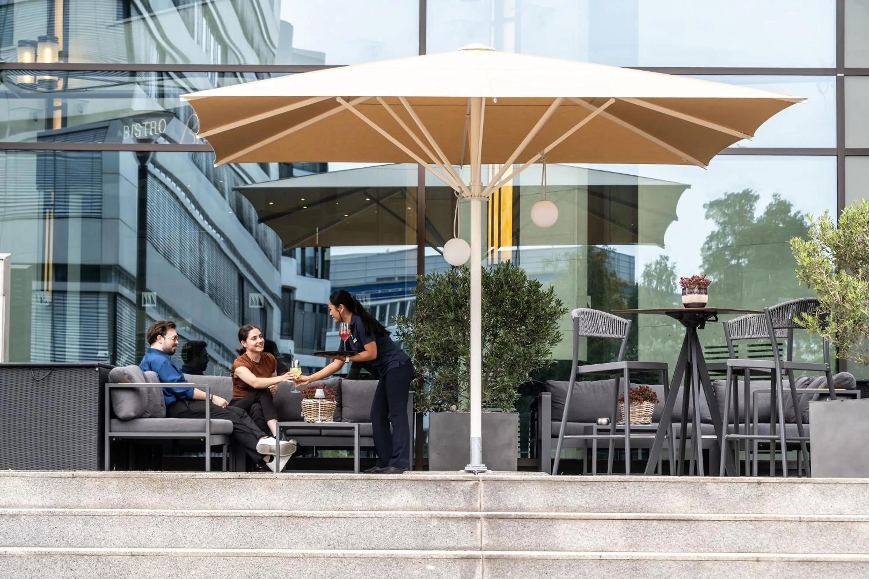 Balcony/Terrace in Maritim Hotel Düsseldorf
