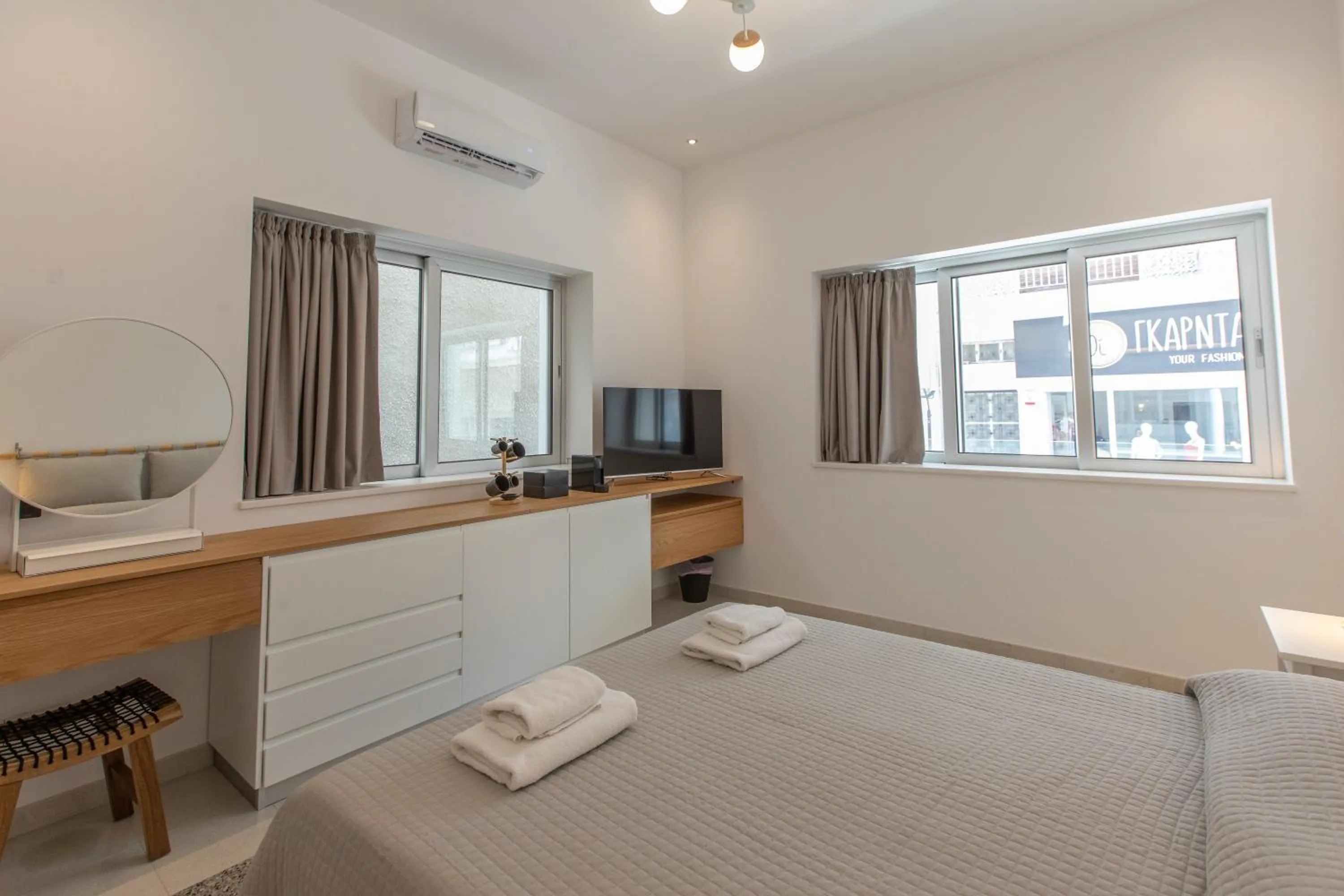 Bedroom, Bed in Rooms - Unique staying in Paphos Centre