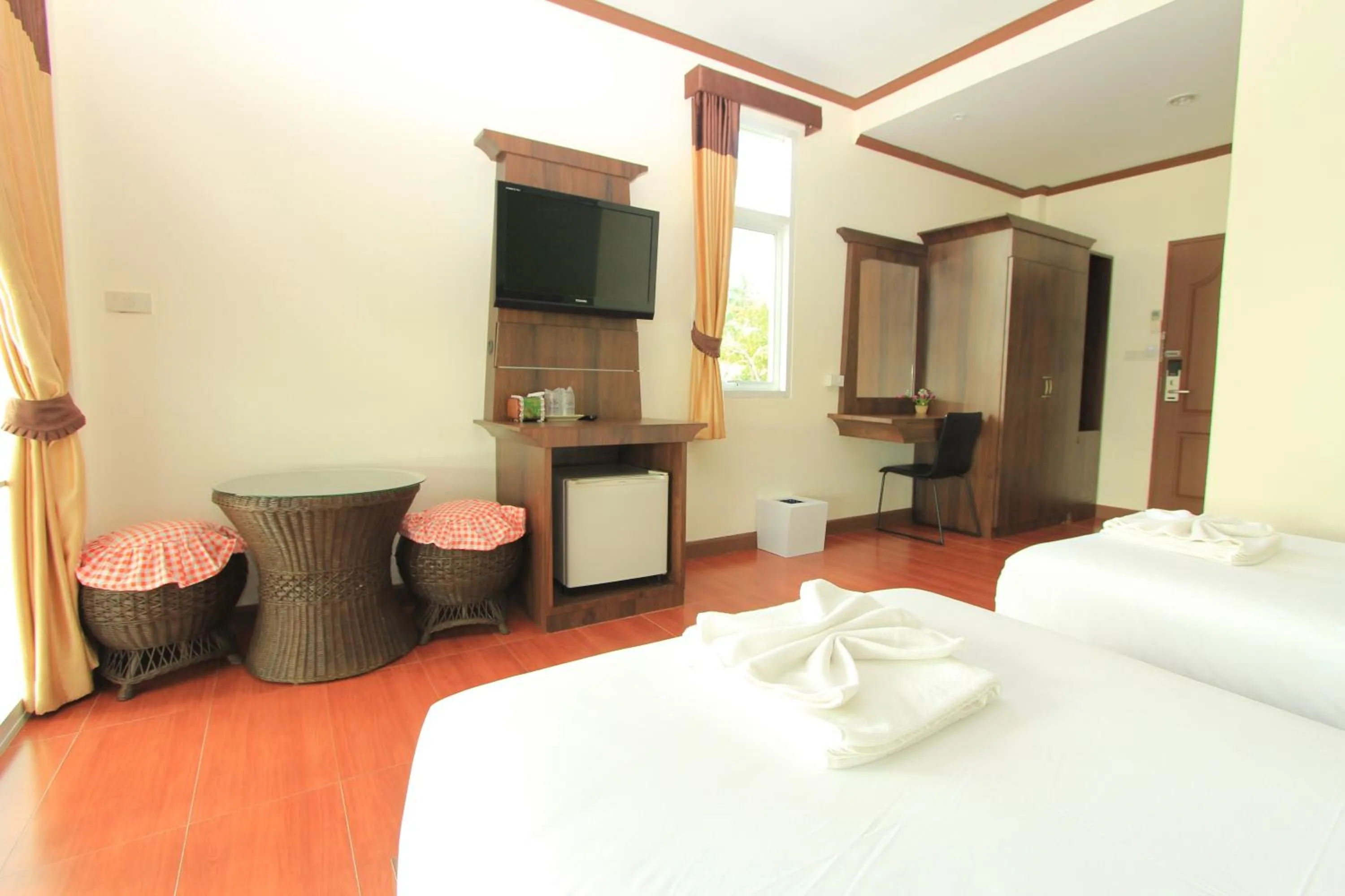 Decorative detail, Bed in Baantip Suantong