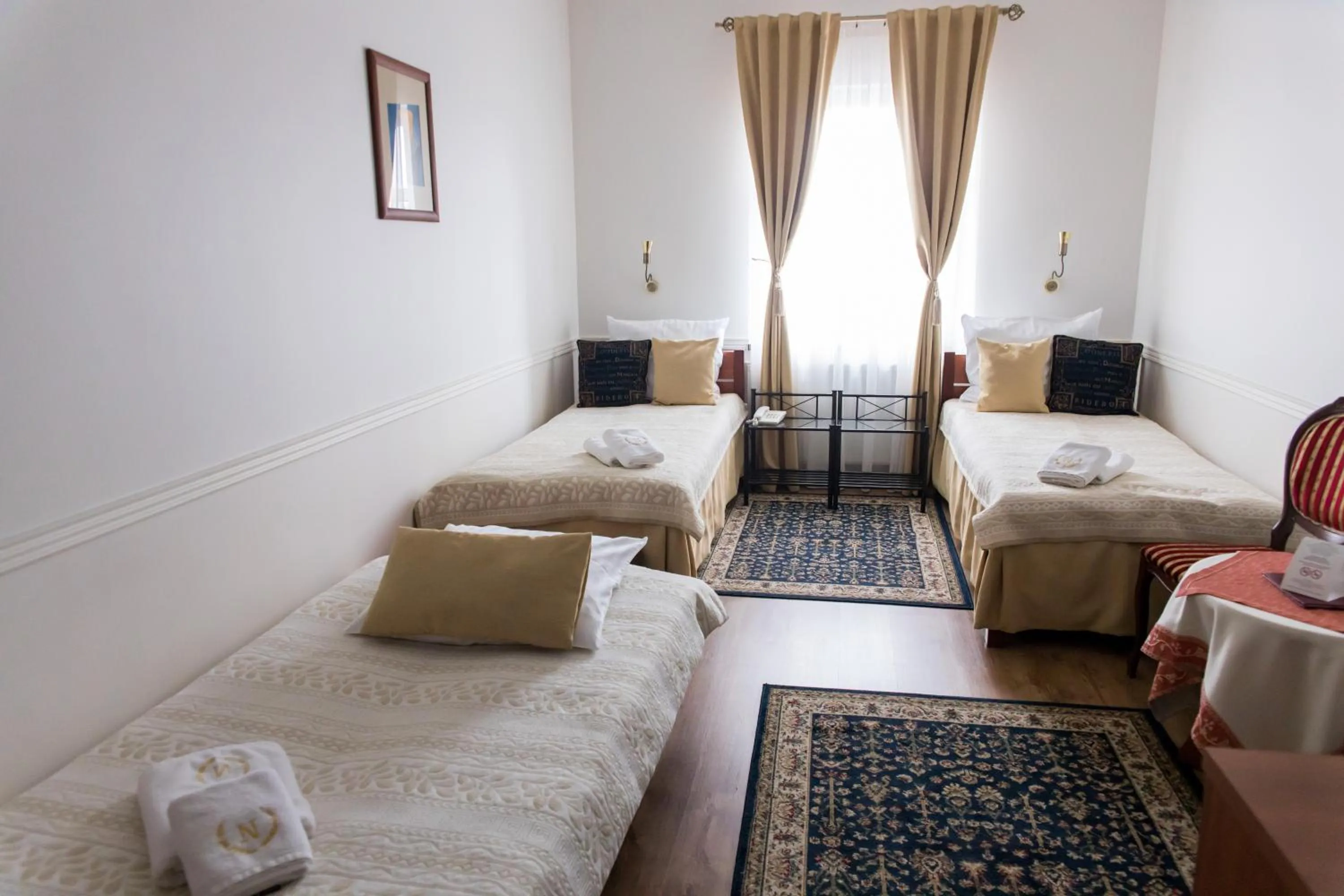 Bed in Hotel Napoleon