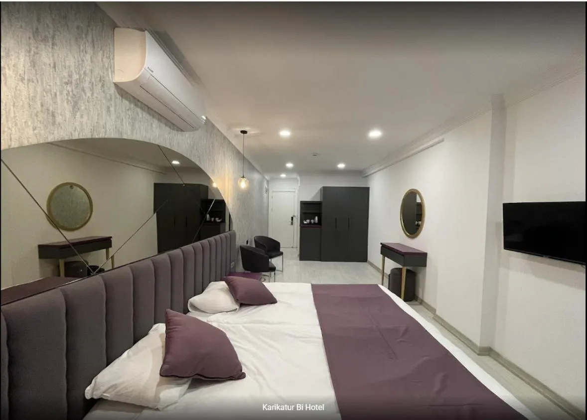Property building, Bed in Karikatür Bi Hotel