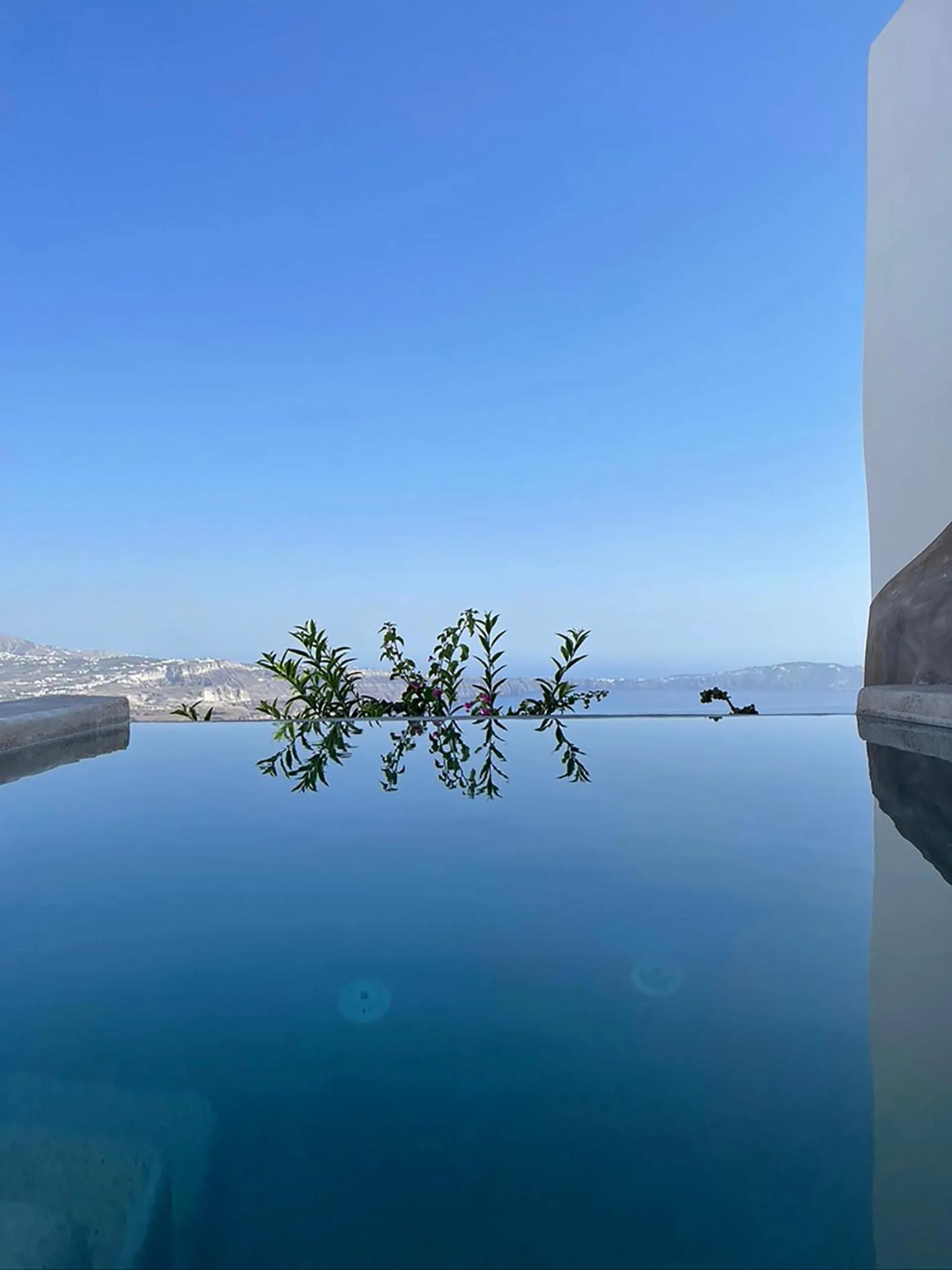 City view in Luxury Villa Blue Dome Santorini